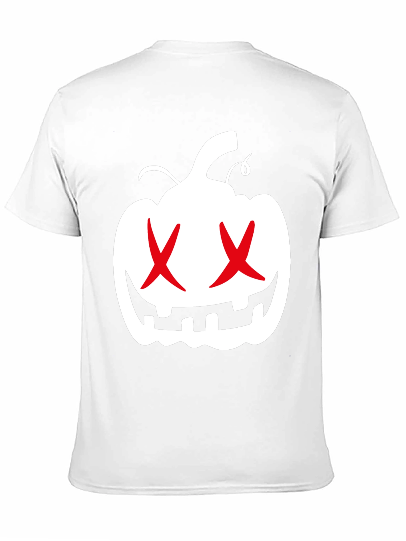 Halloween Pumpkin X Eyes Black Graphic Tee