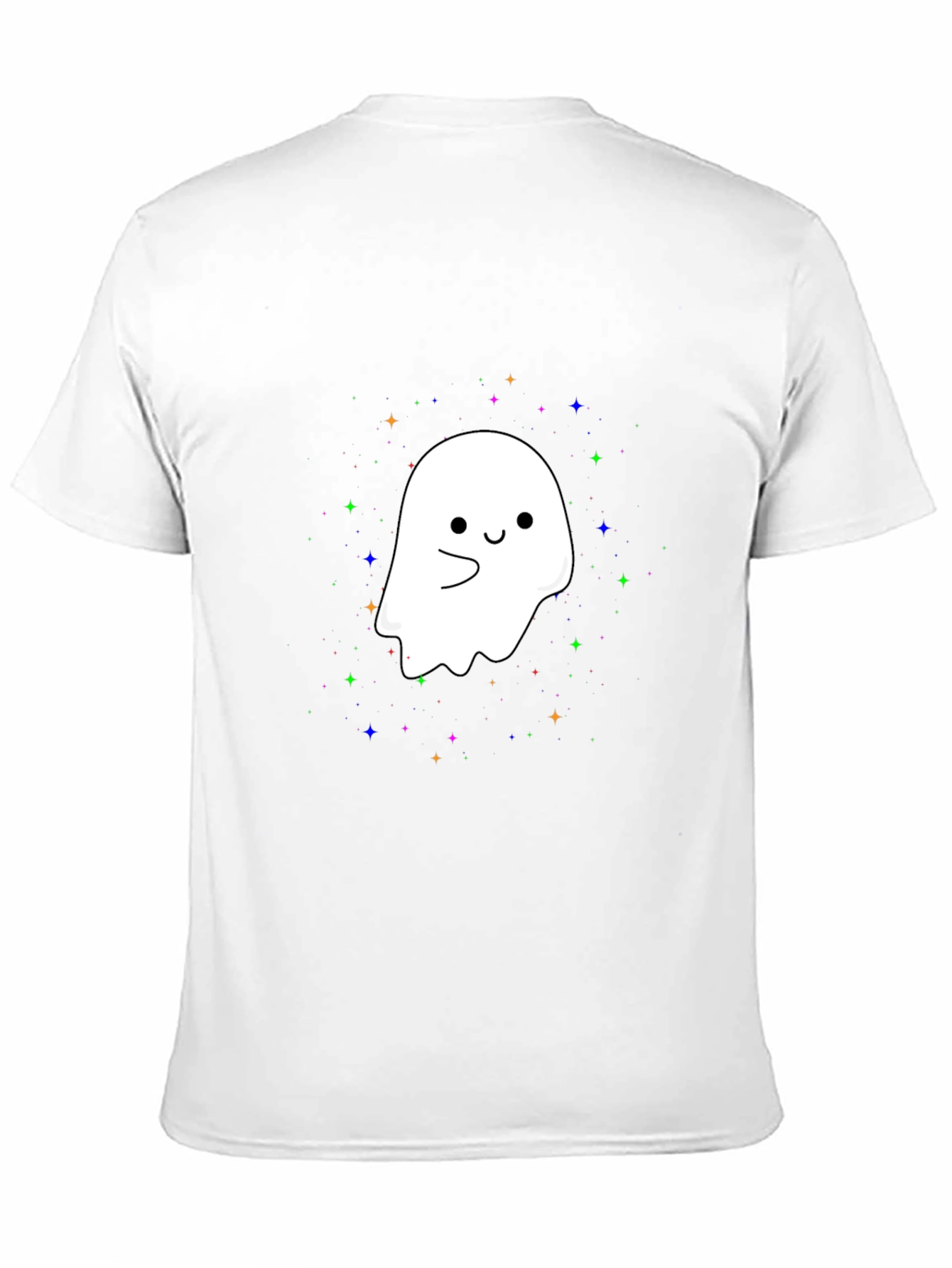 Cute Ghost Graphic Tee - Halloween Spooky Season T-Shirt