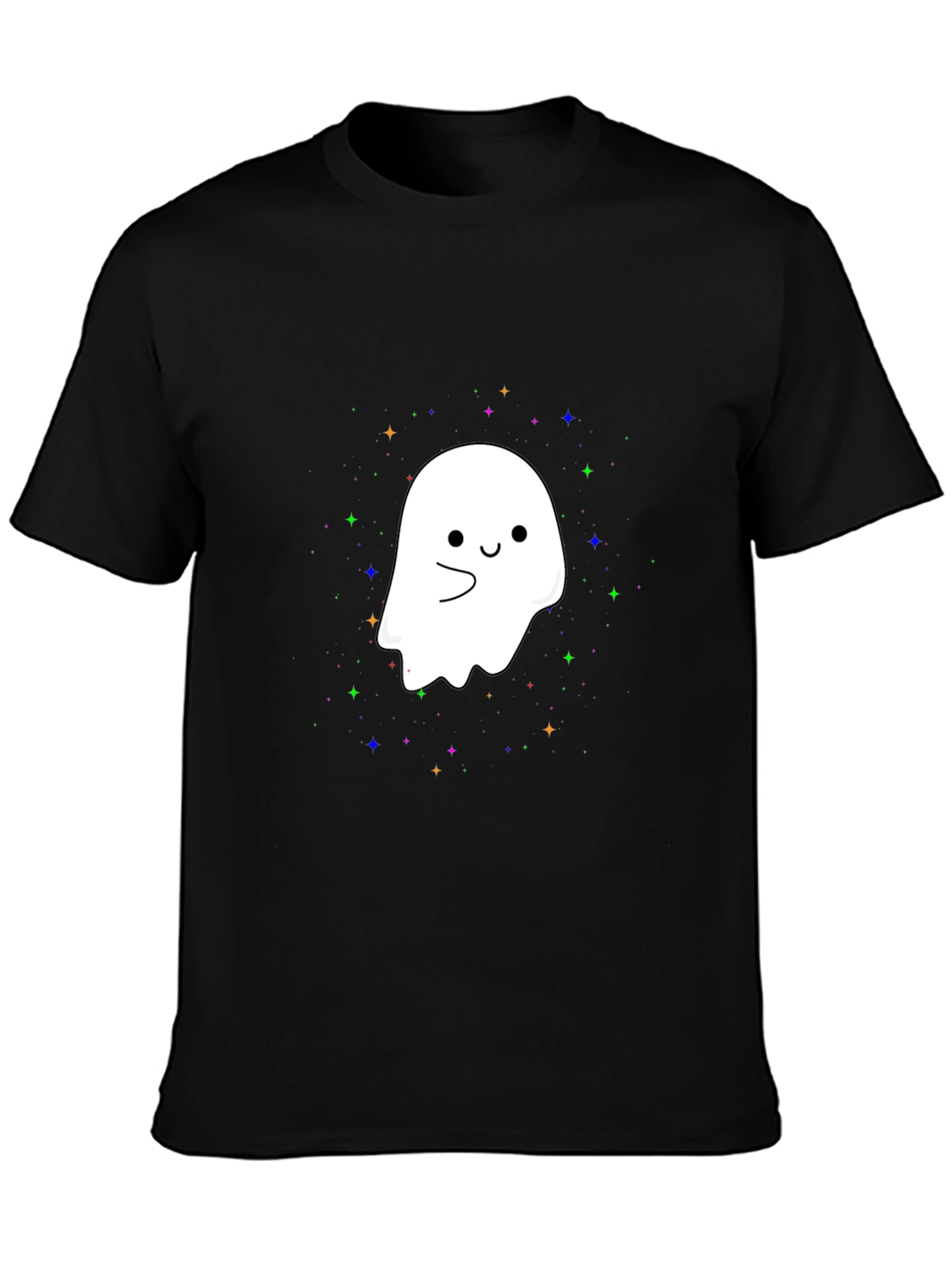 Cute Ghost Graphic Tee - Halloween Spooky Season T-Shirt