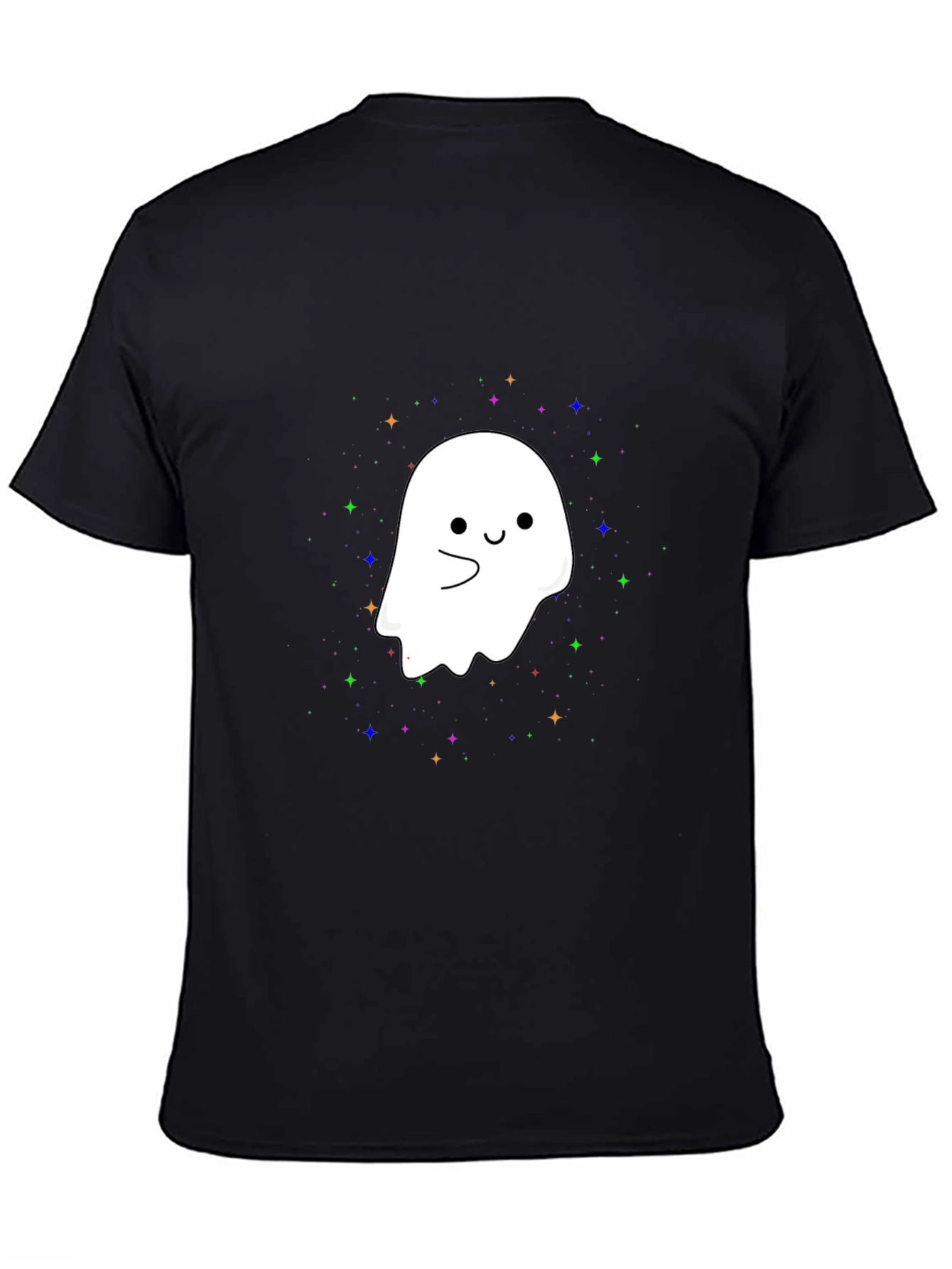 Cute Ghost Graphic Tee - Halloween Spooky Season T-Shirt