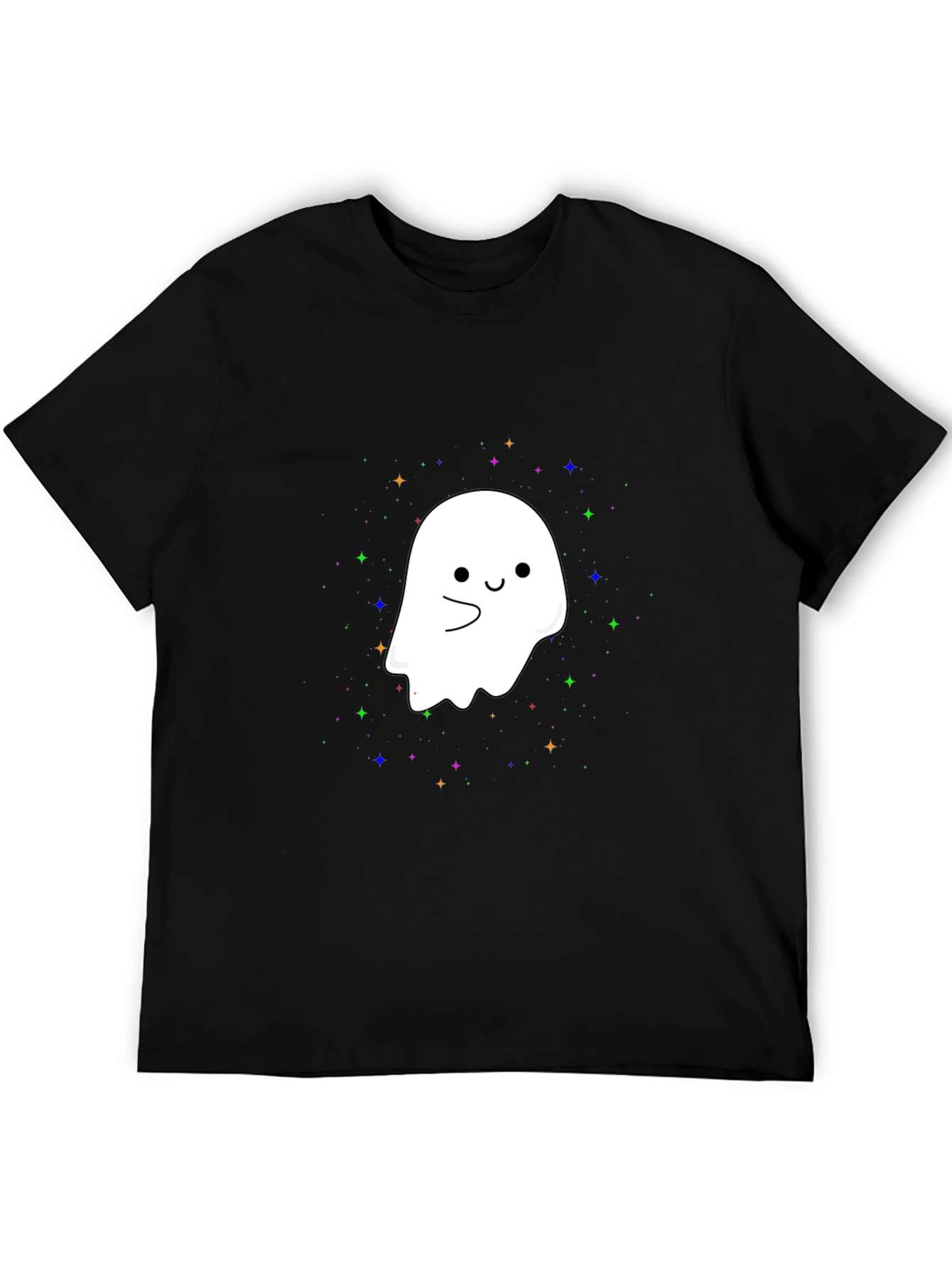 Cute Ghost Graphic Tee - Halloween Spooky Season T-Shirt