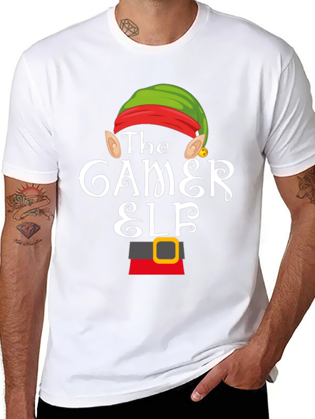 The Gamer Elf T-Shirt - Holiday Gaming Tee