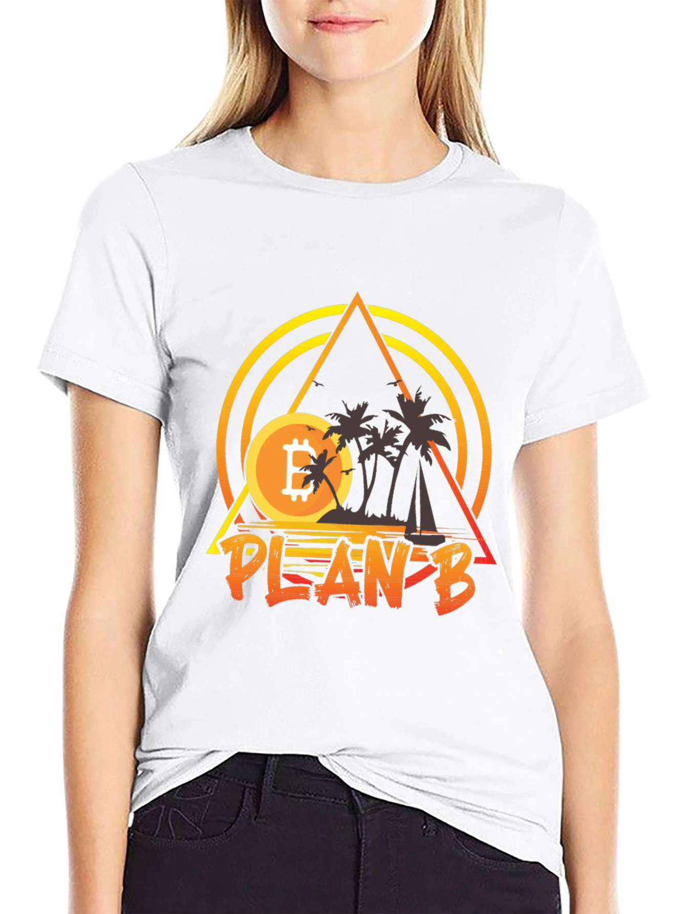 Bitcoin Plan B Graphic Tee - Crypto T-Shirt