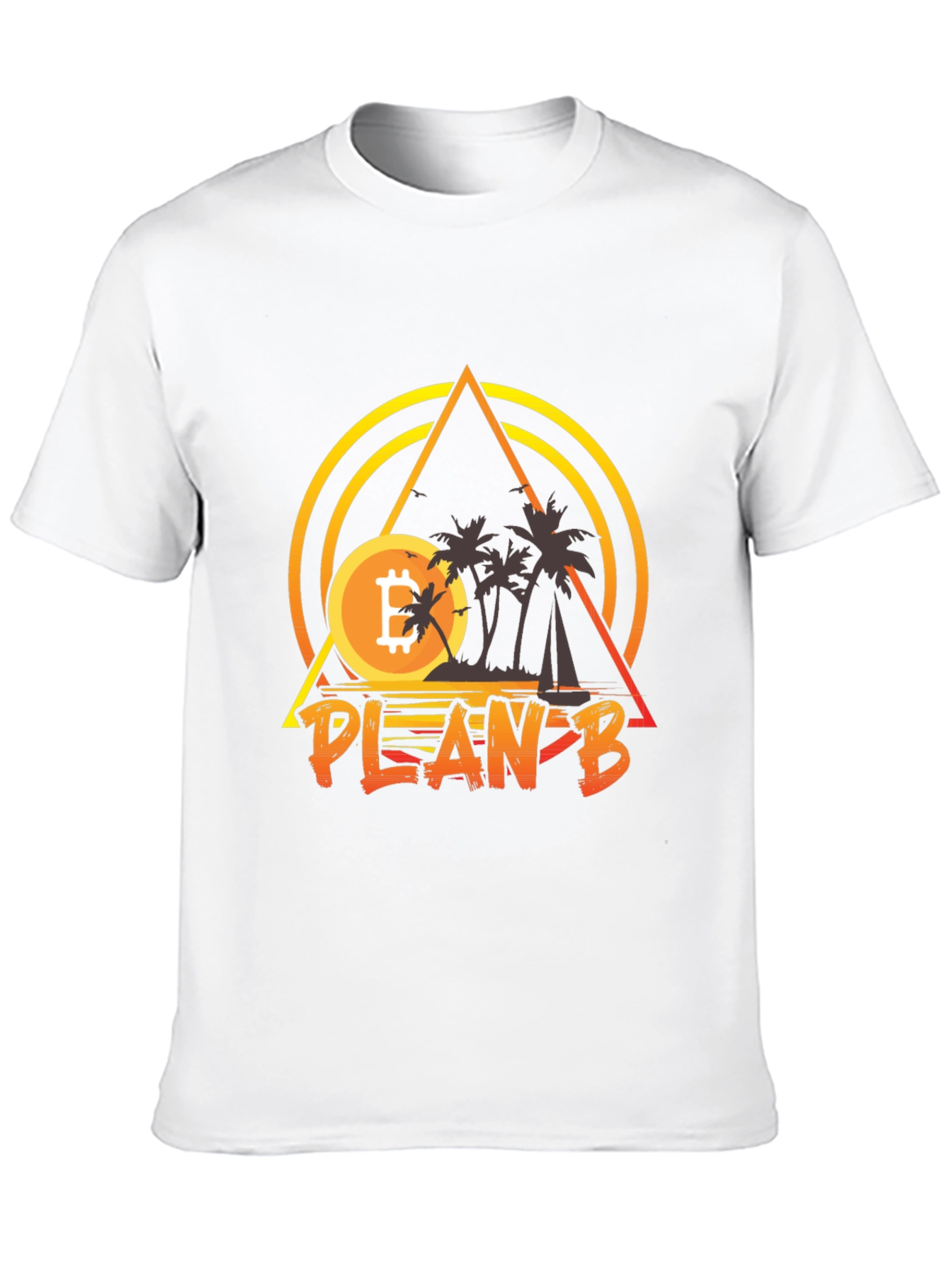 Bitcoin Plan B Graphic Tee - Crypto T-Shirt