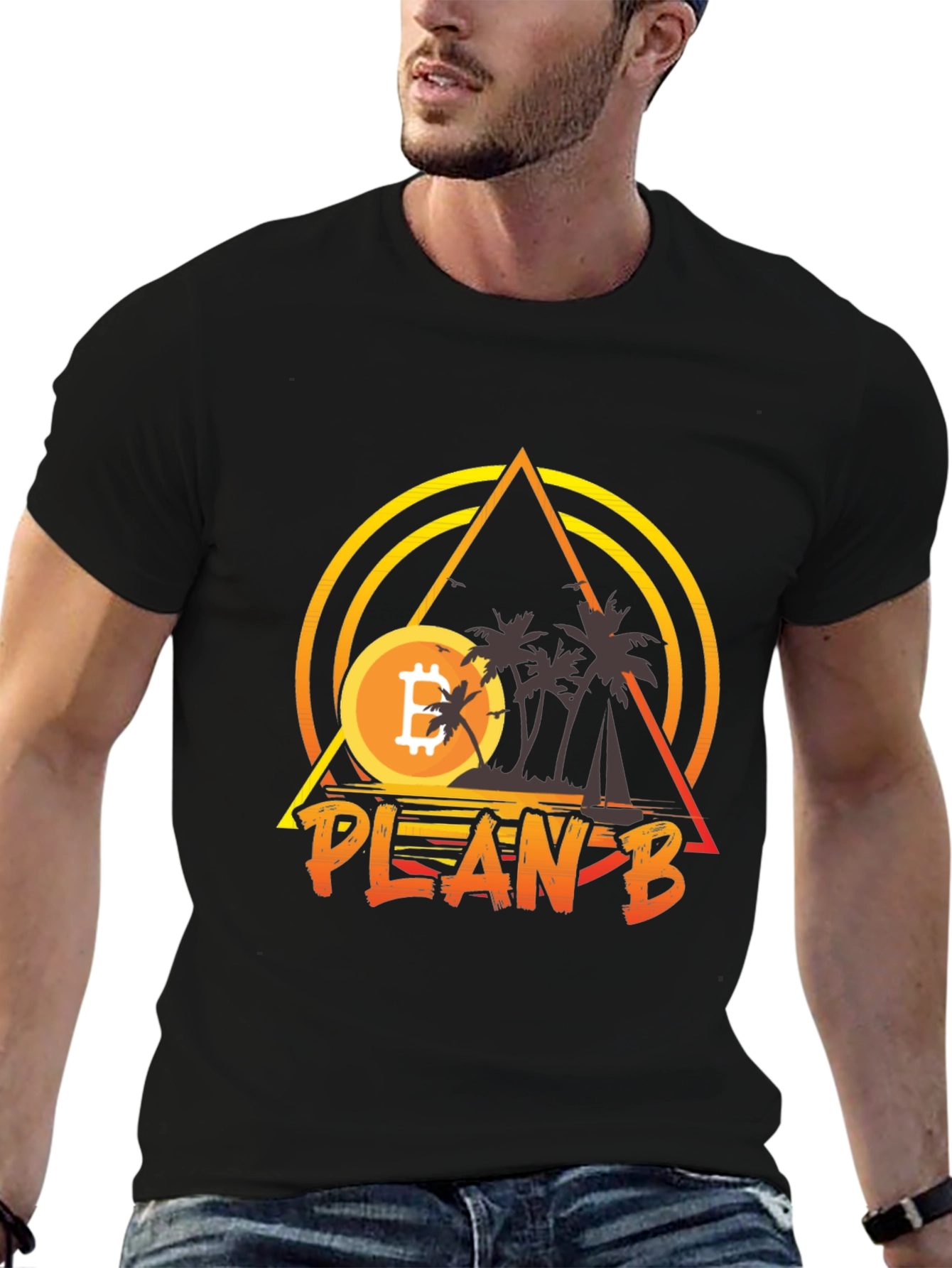 Bitcoin Plan B Graphic Tee - Crypto T-Shirt