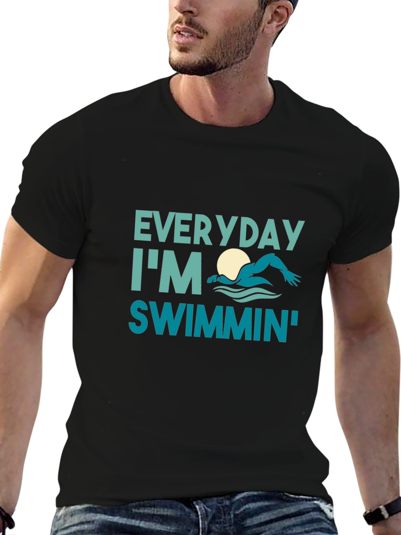 Everyday Im Swimmin Graphic T-Shirt