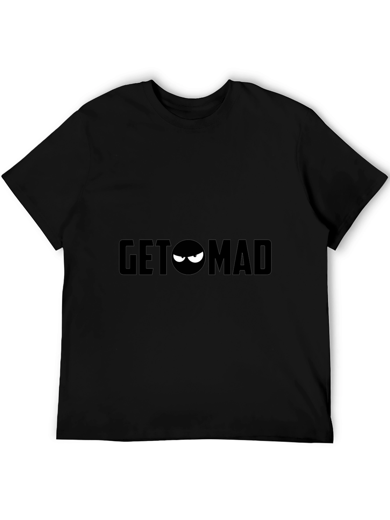 Get Mad Graphic Tee - Mens Black T-Shirt
