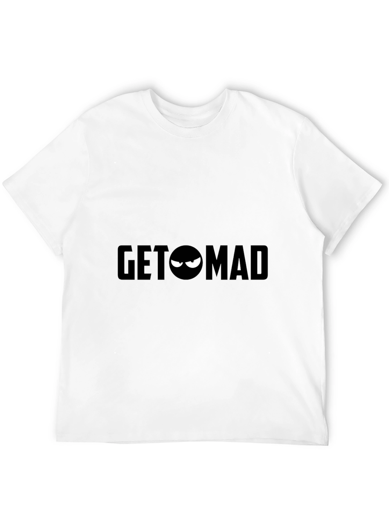 Get Mad Graphic Tee - Mens Black T-Shirt