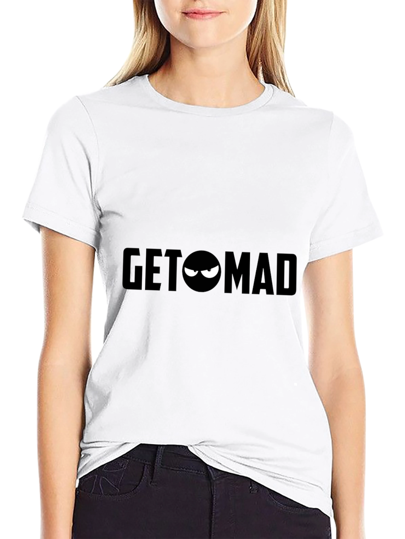 Get Mad Graphic Tee - Mens Black T-Shirt