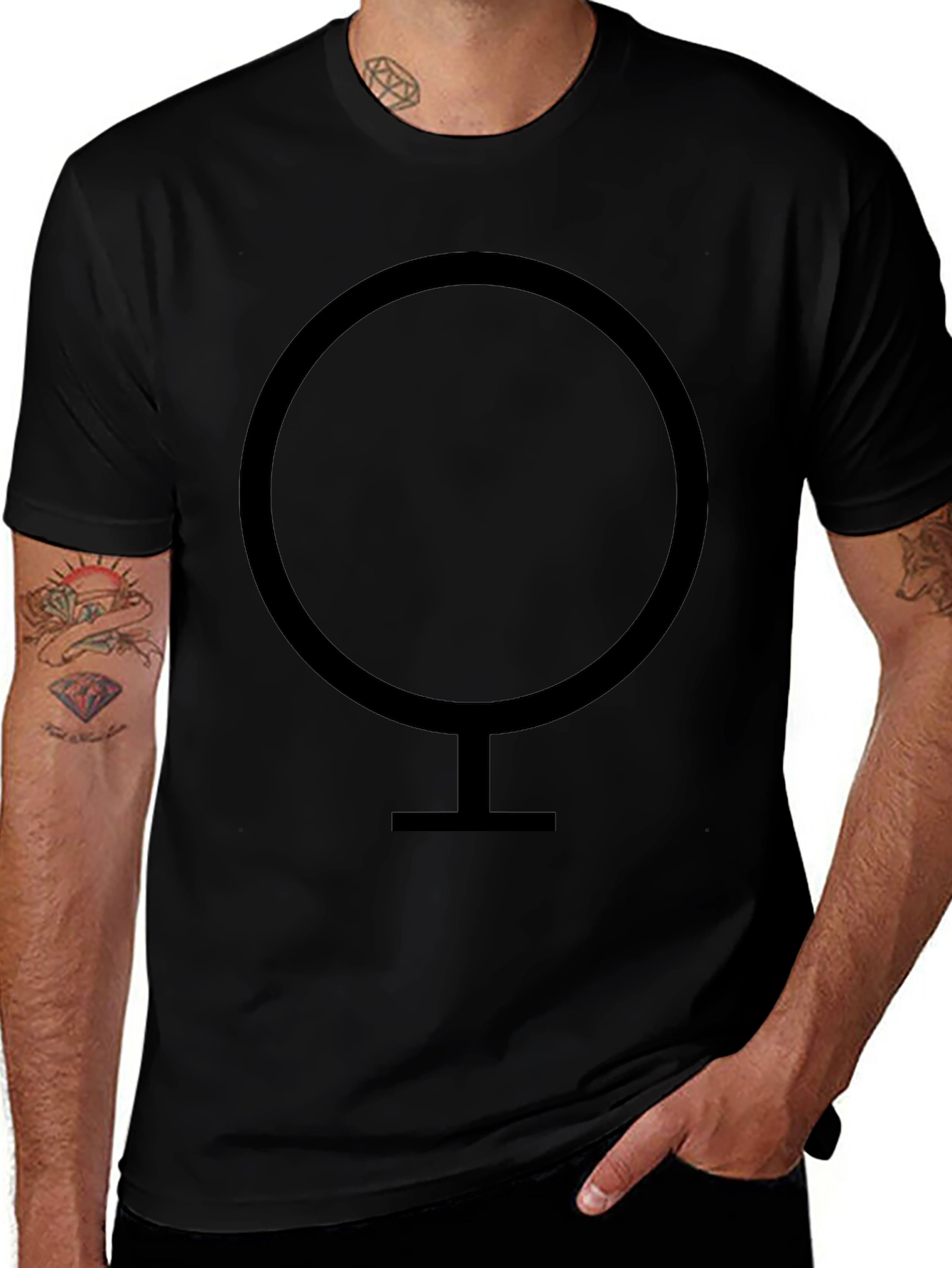 Minimalist Symbol T-Shirt - Modern Graphic Tee