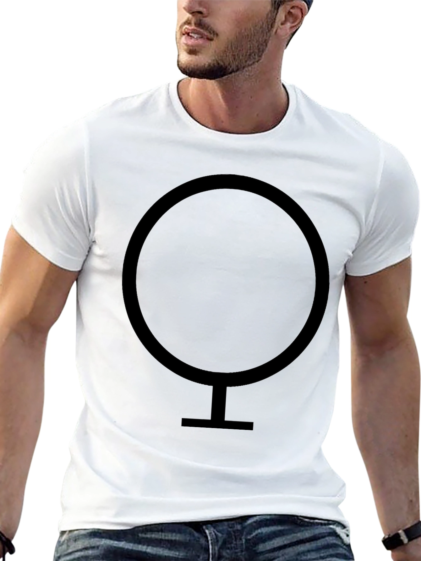 Minimalist Symbol T-Shirt - Modern Graphic Tee