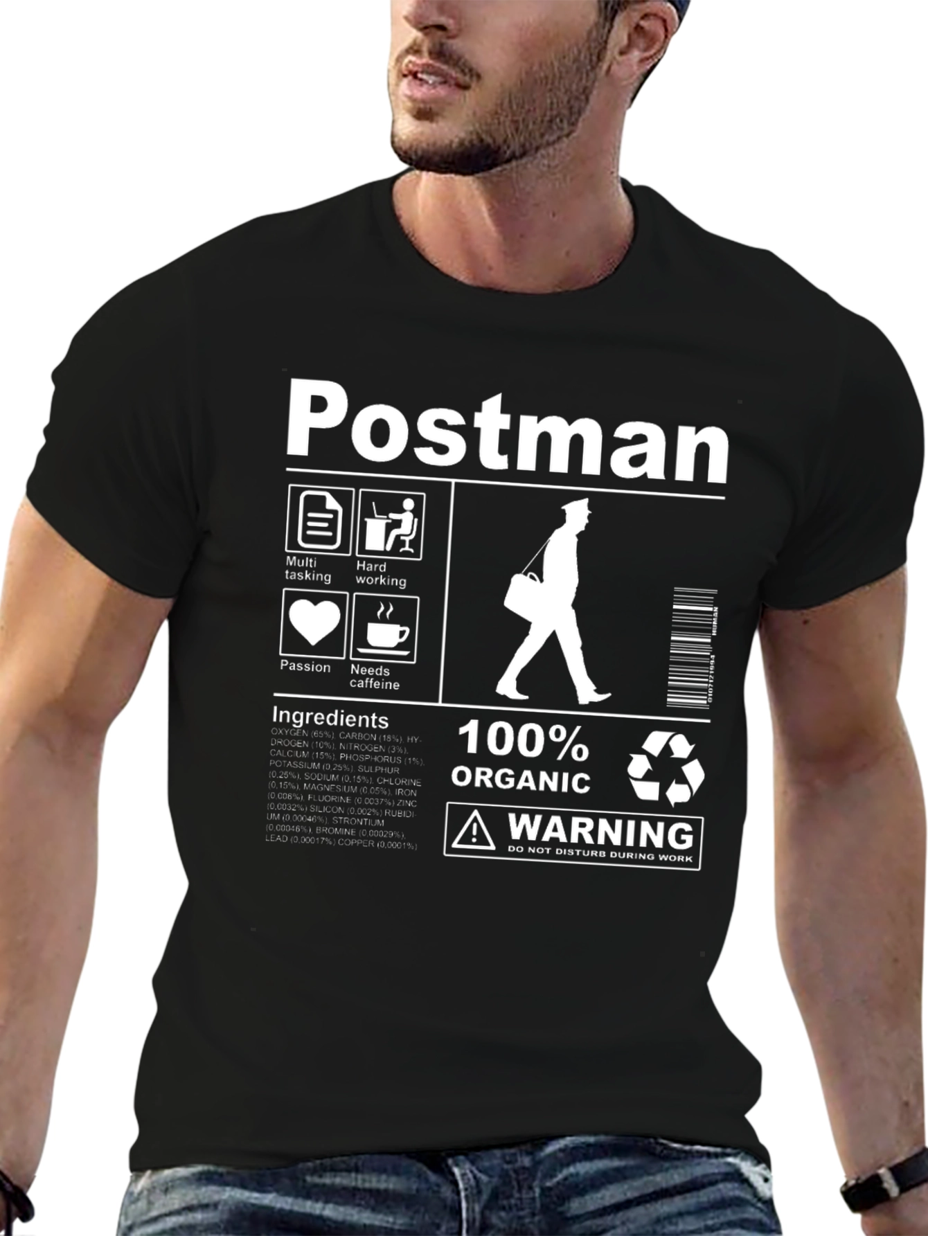 Postman Organic T-Shirt - Funny Mail Carrier Gift