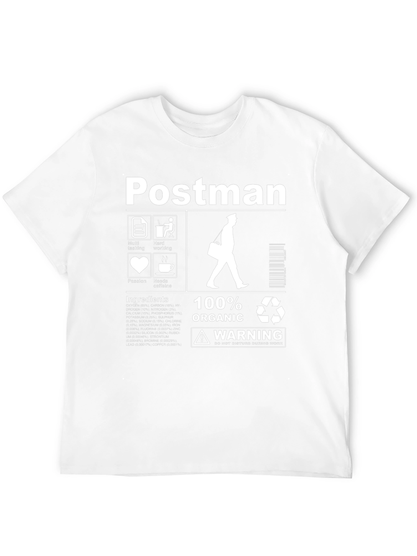 Postman Organic T-Shirt - Funny Mail Carrier Gift