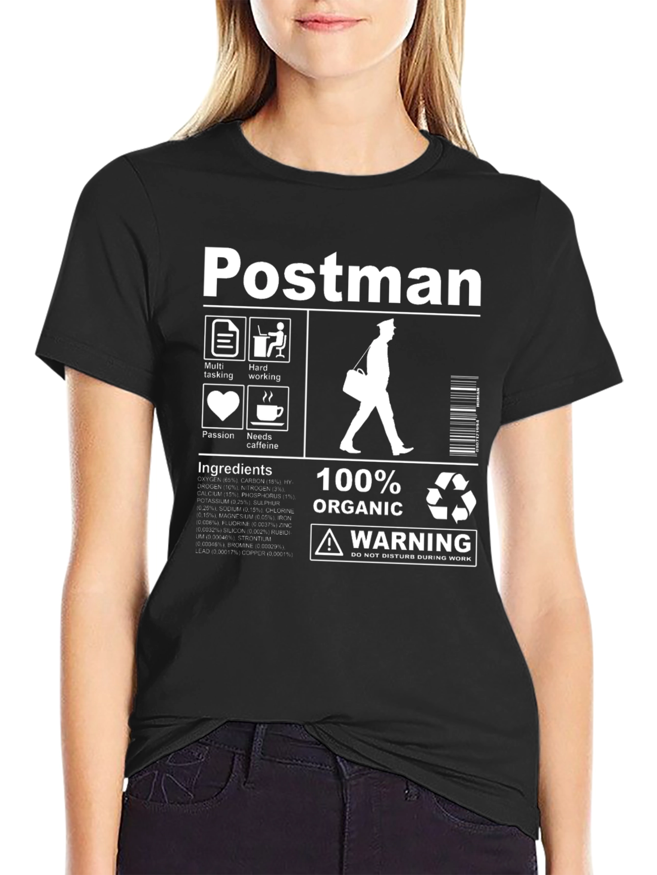 Postman Organic T-Shirt - Funny Mail Carrier Gift