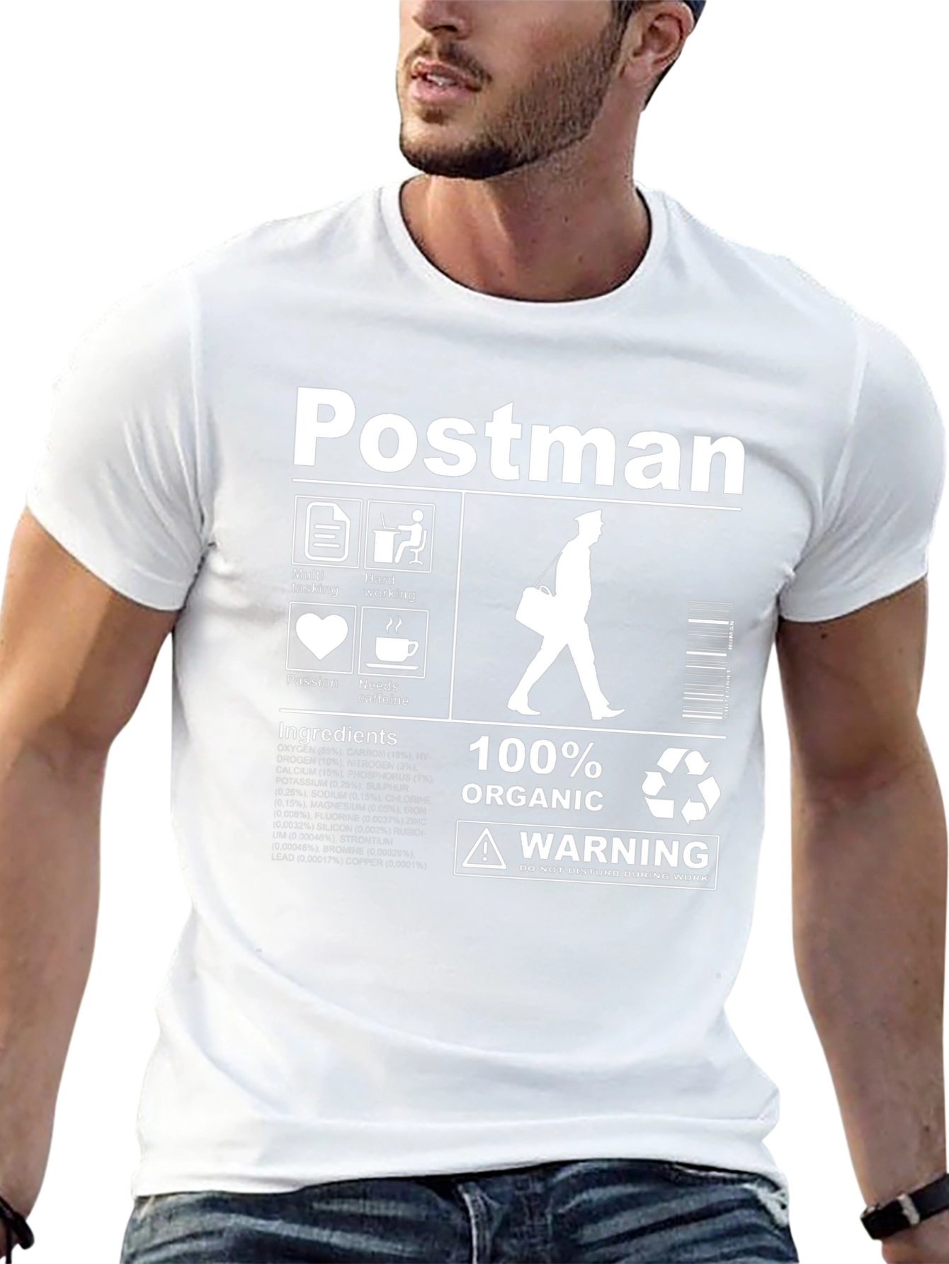 Postman Organic T-Shirt - Funny Mail Carrier Gift