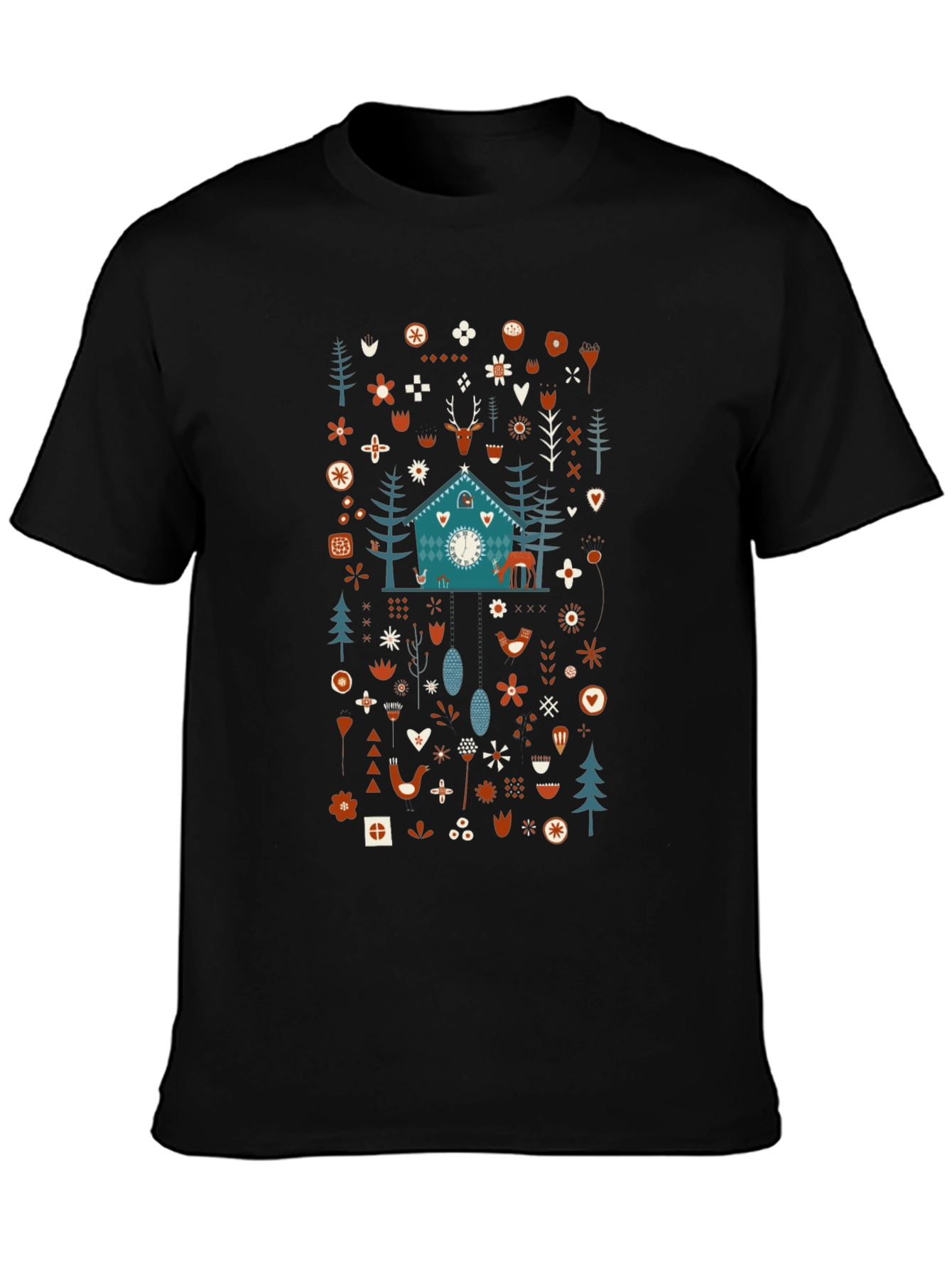 Whimsical Winter Forest Graphic Tee