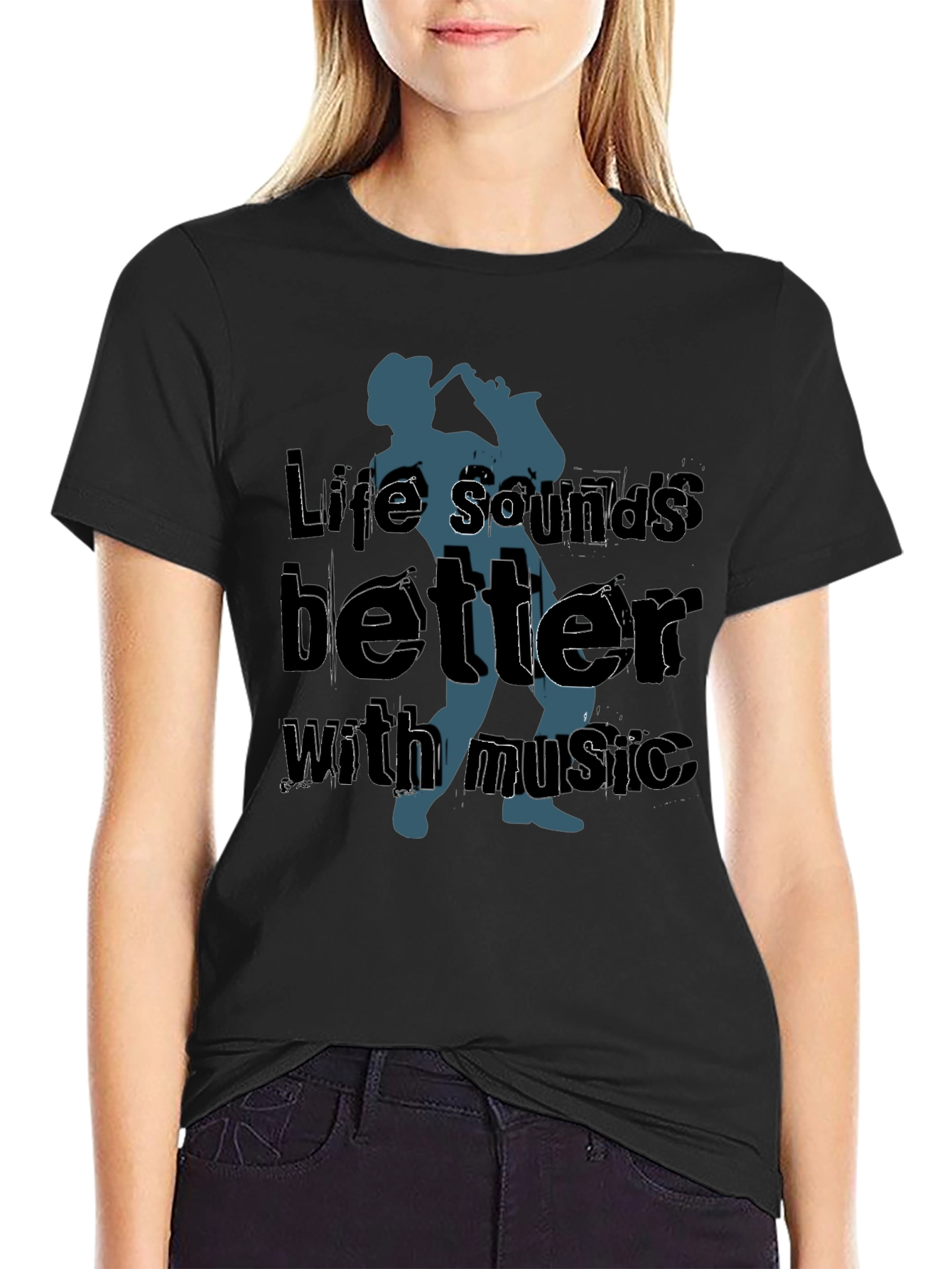 Life Sounds Better Music T-Shirt