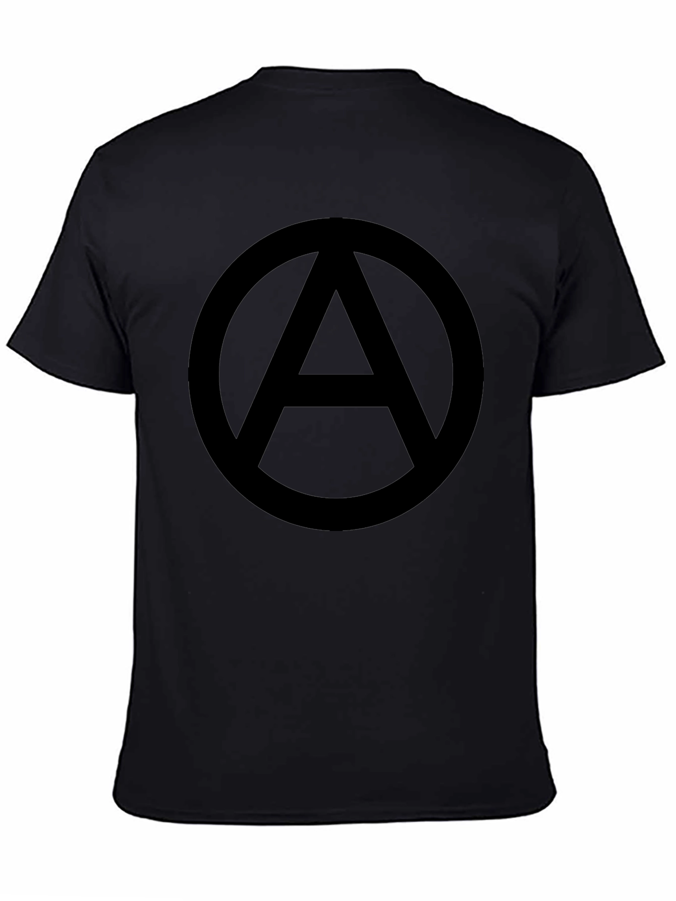 Anarchy Symbol Graphic T-Shirt - Bold Black Tee
