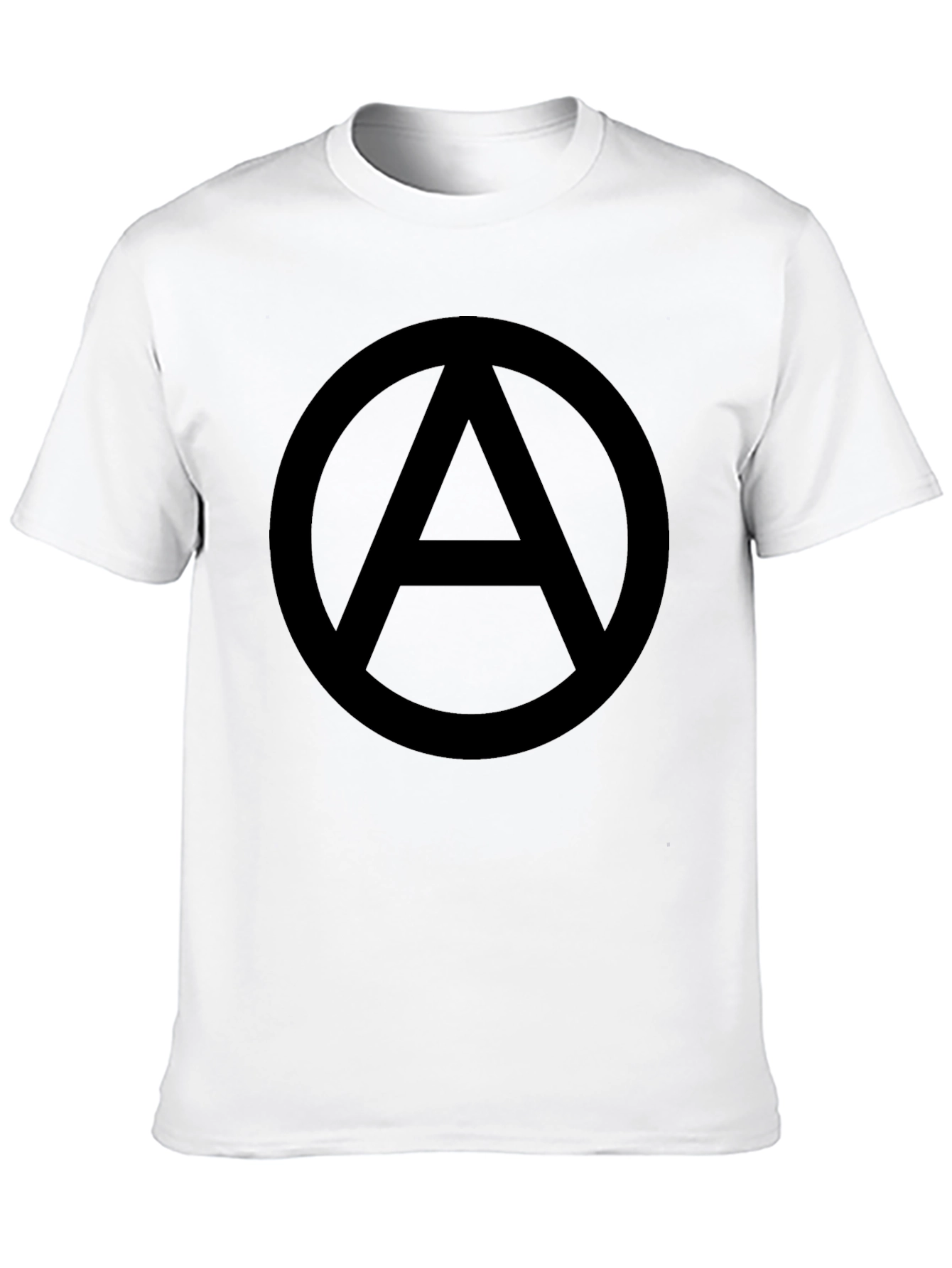Anarchy Symbol Graphic T-Shirt - Bold Black Tee