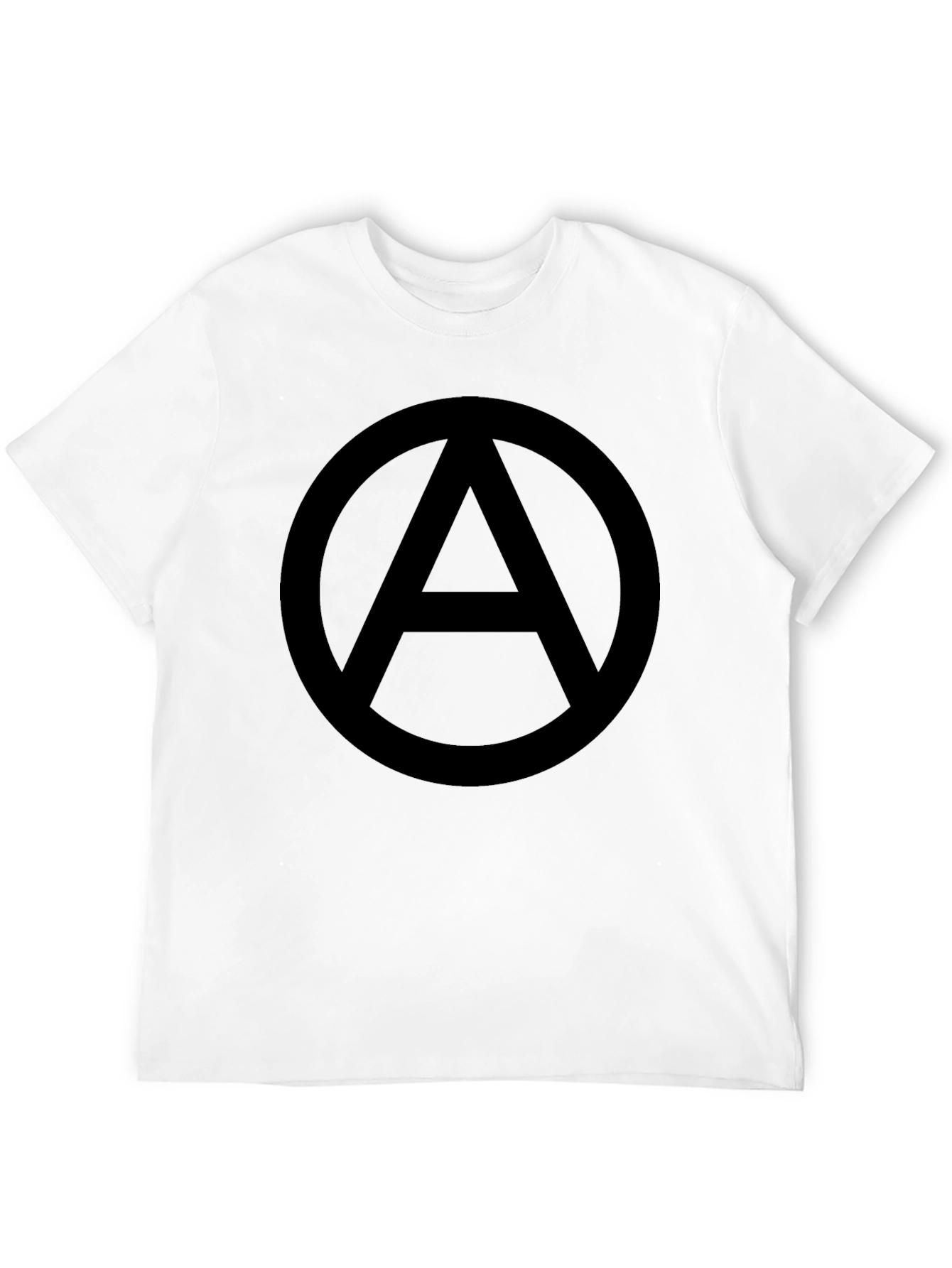 Anarchy Symbol Graphic T-Shirt - Bold Black Tee