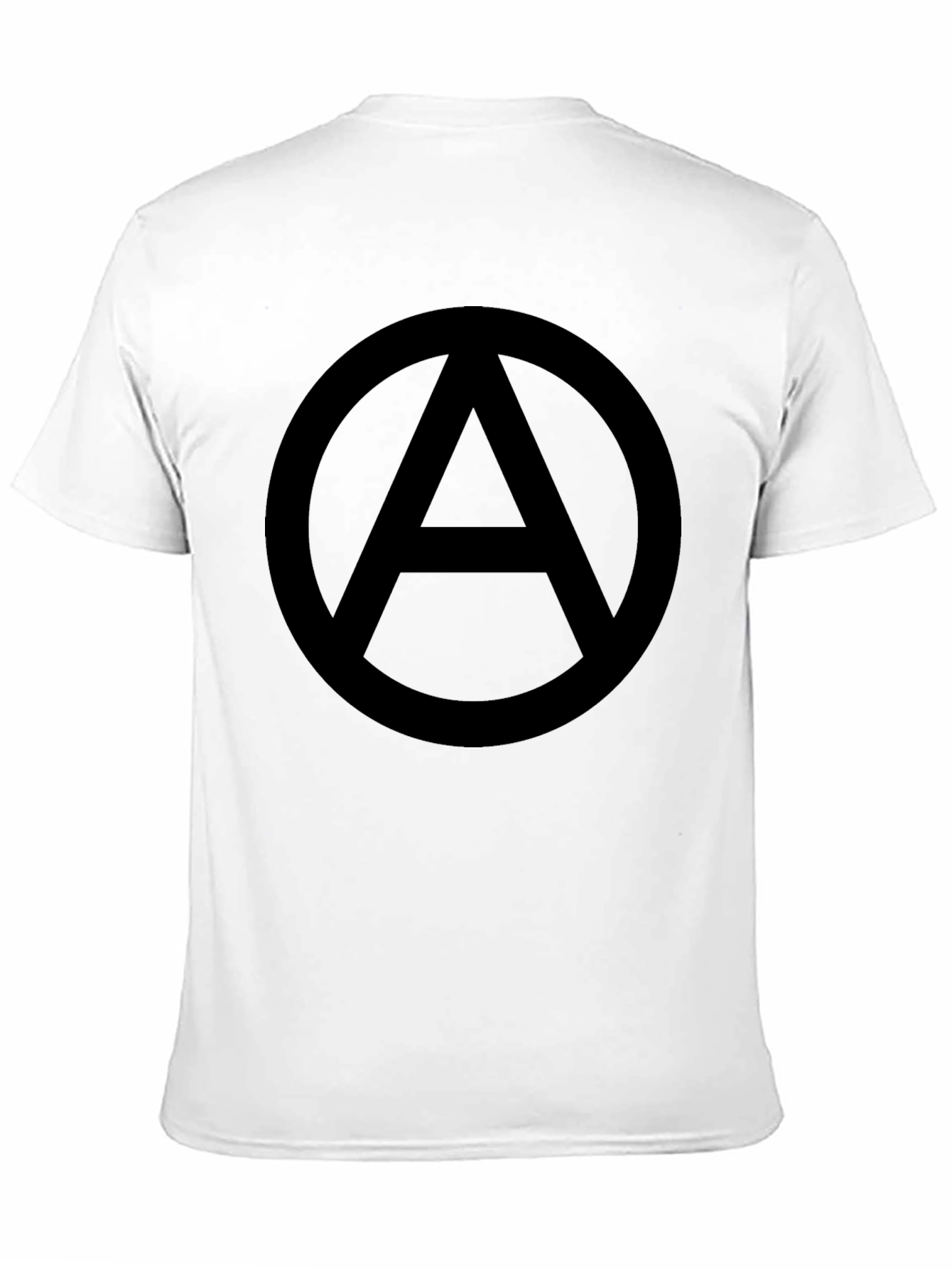 Anarchy Symbol Graphic T-Shirt - Bold Black Tee