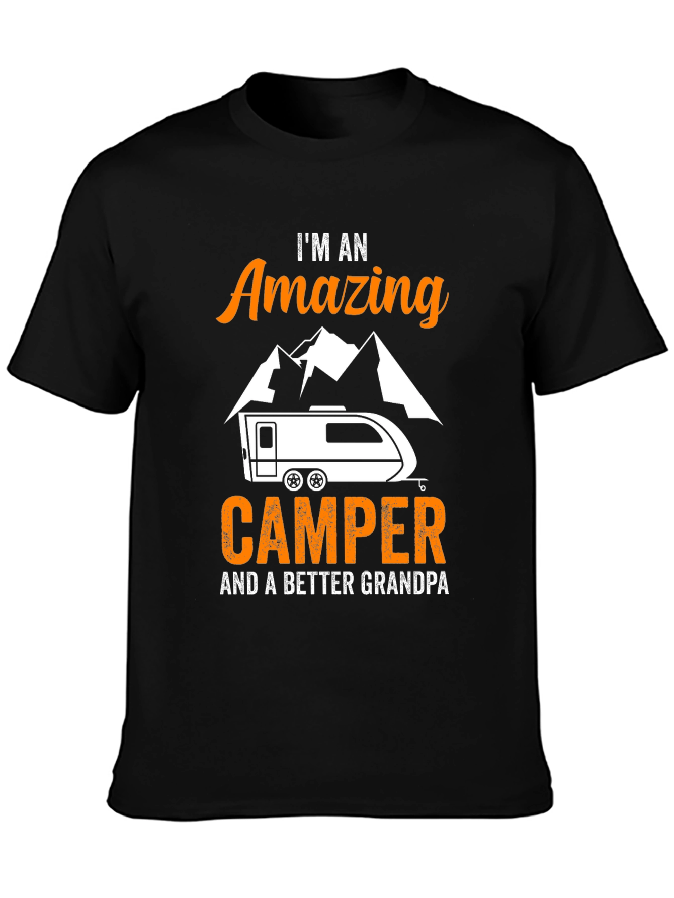 Amazing Camper Grandpa Graphic Tee