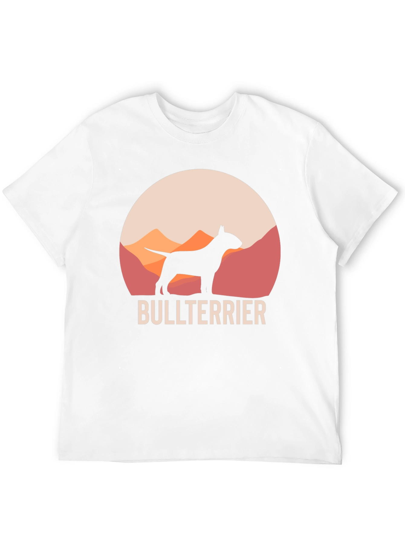 Bull Terrier Silhouette Graphic T-Shirt