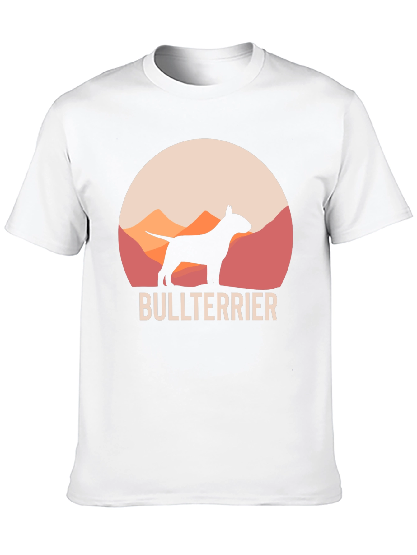 Bull Terrier Silhouette Graphic T-Shirt