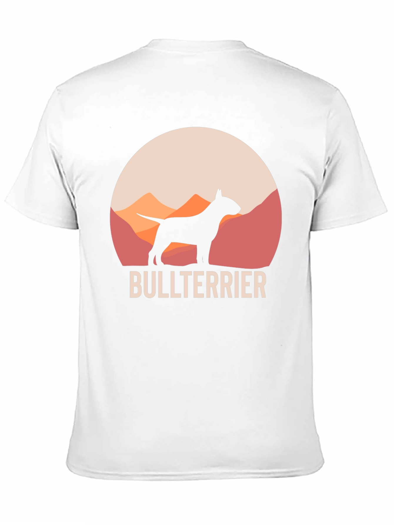 Bull Terrier Silhouette Graphic T-Shirt