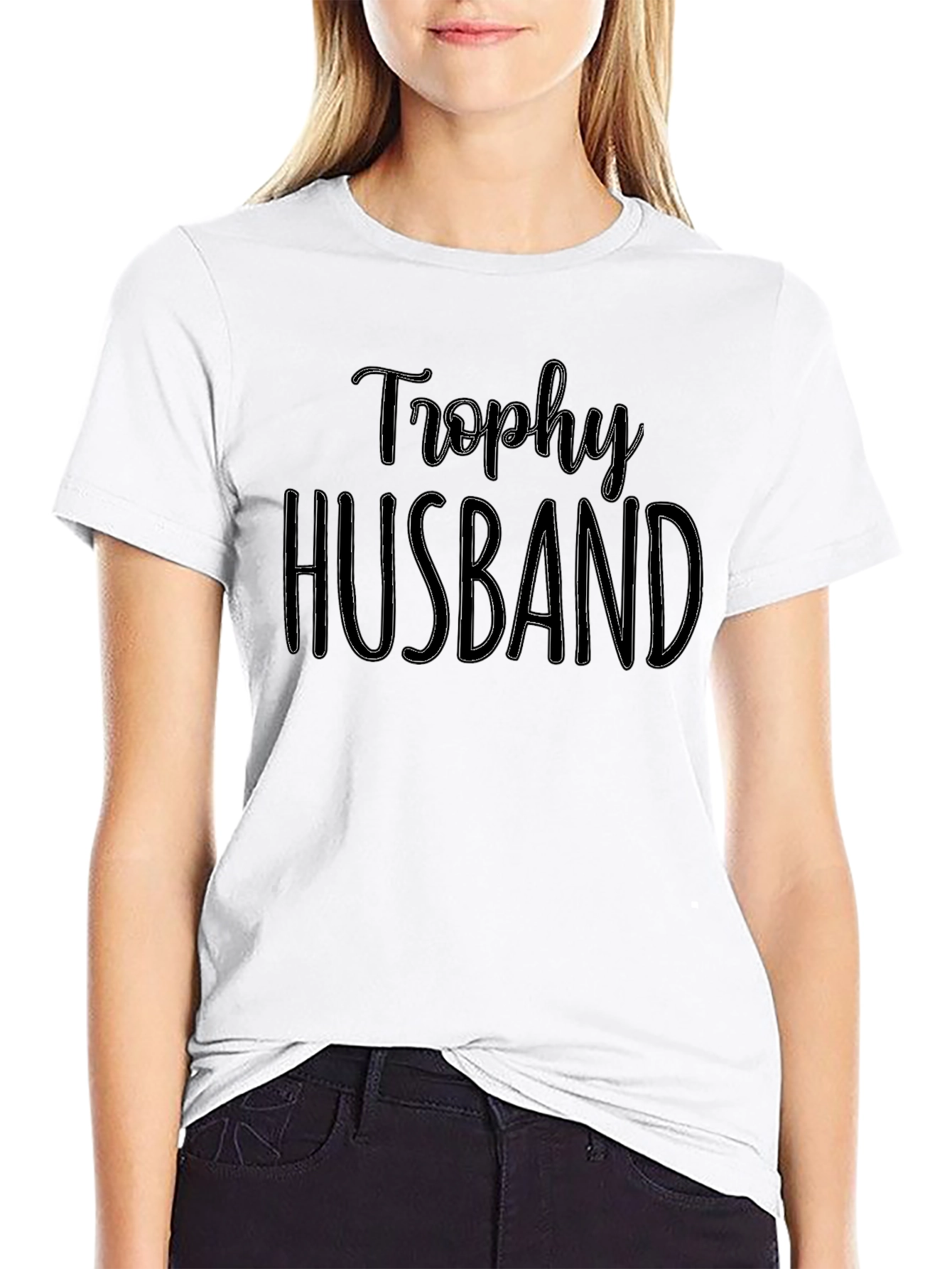 Trophy Husband Graphic Novelty T-Shirt