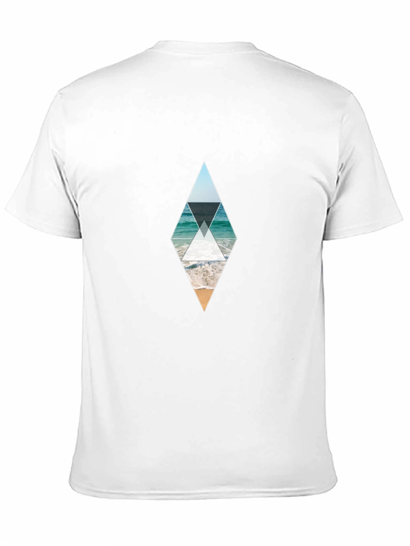 Ocean Beach Diamond Graphic Tee - Black