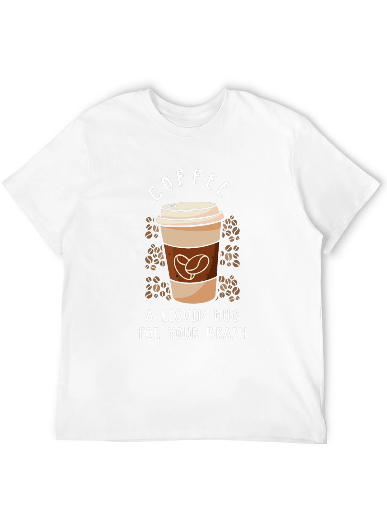 Coffee Liquid Hug T-Shirt Black Unisex