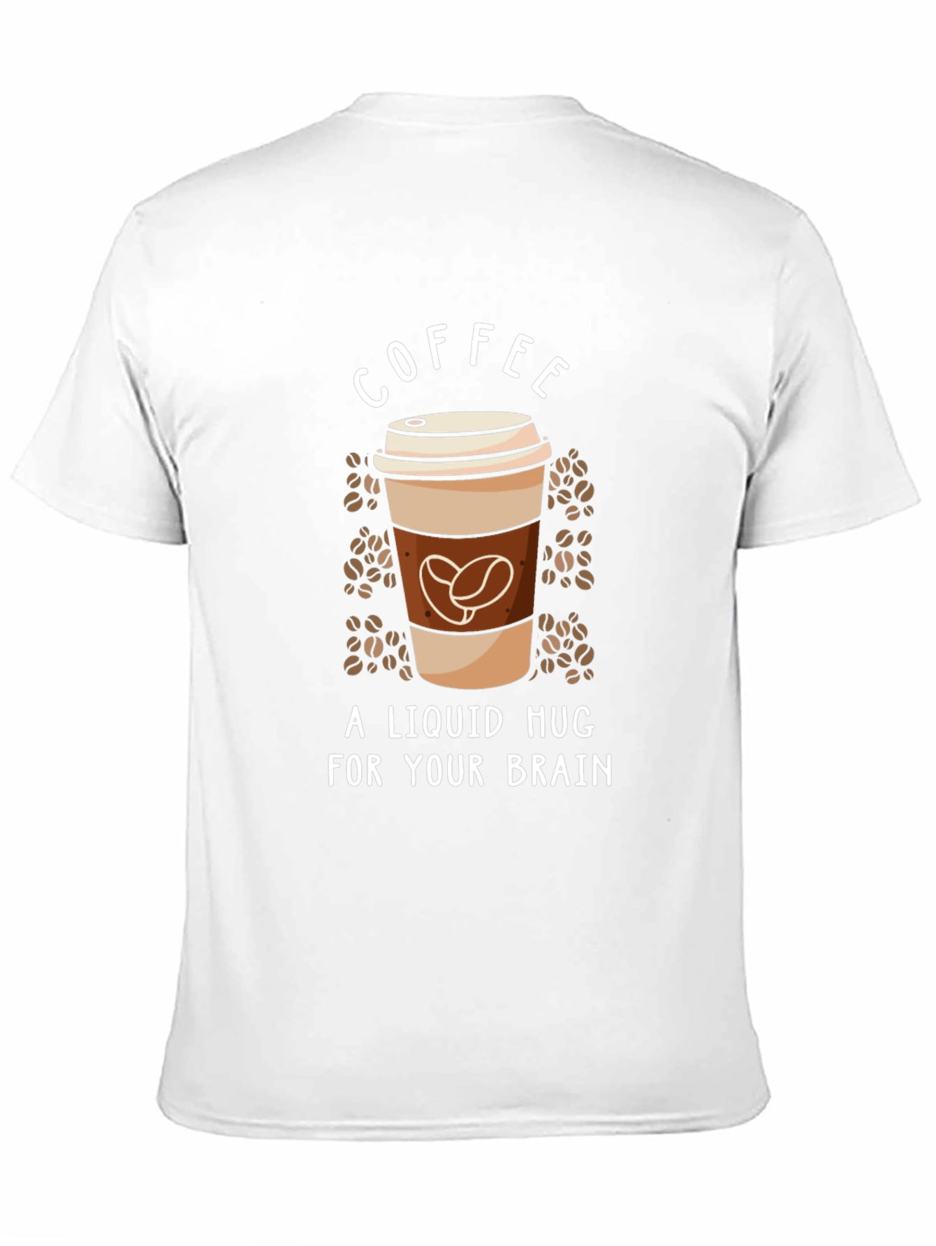Coffee Liquid Hug T-Shirt Black Unisex