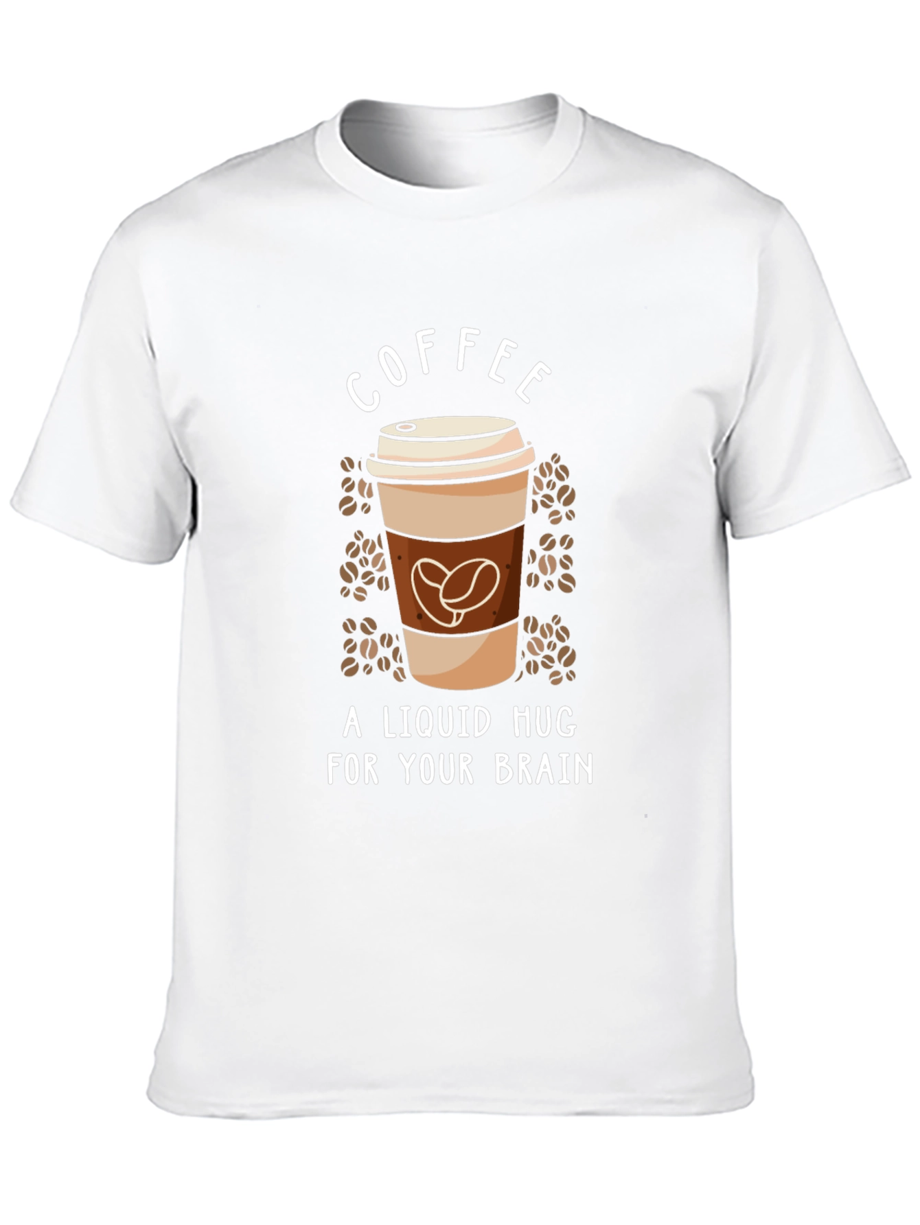 Coffee Liquid Hug T-Shirt Black Unisex