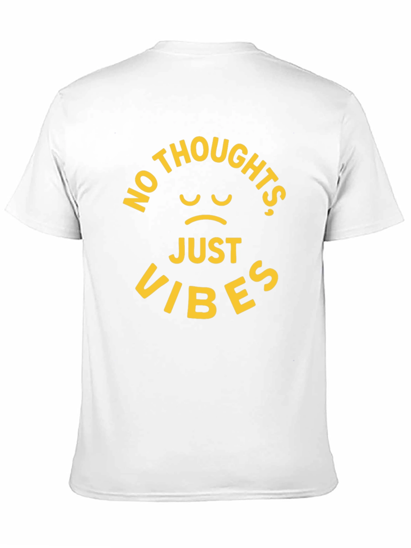 No Thoughts Just Vibes Black T-Shirt