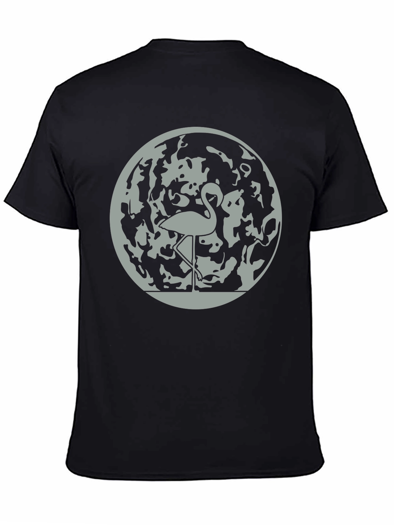 Flamingo Moon Graphic Tee - Stylish Mens T-Shirt