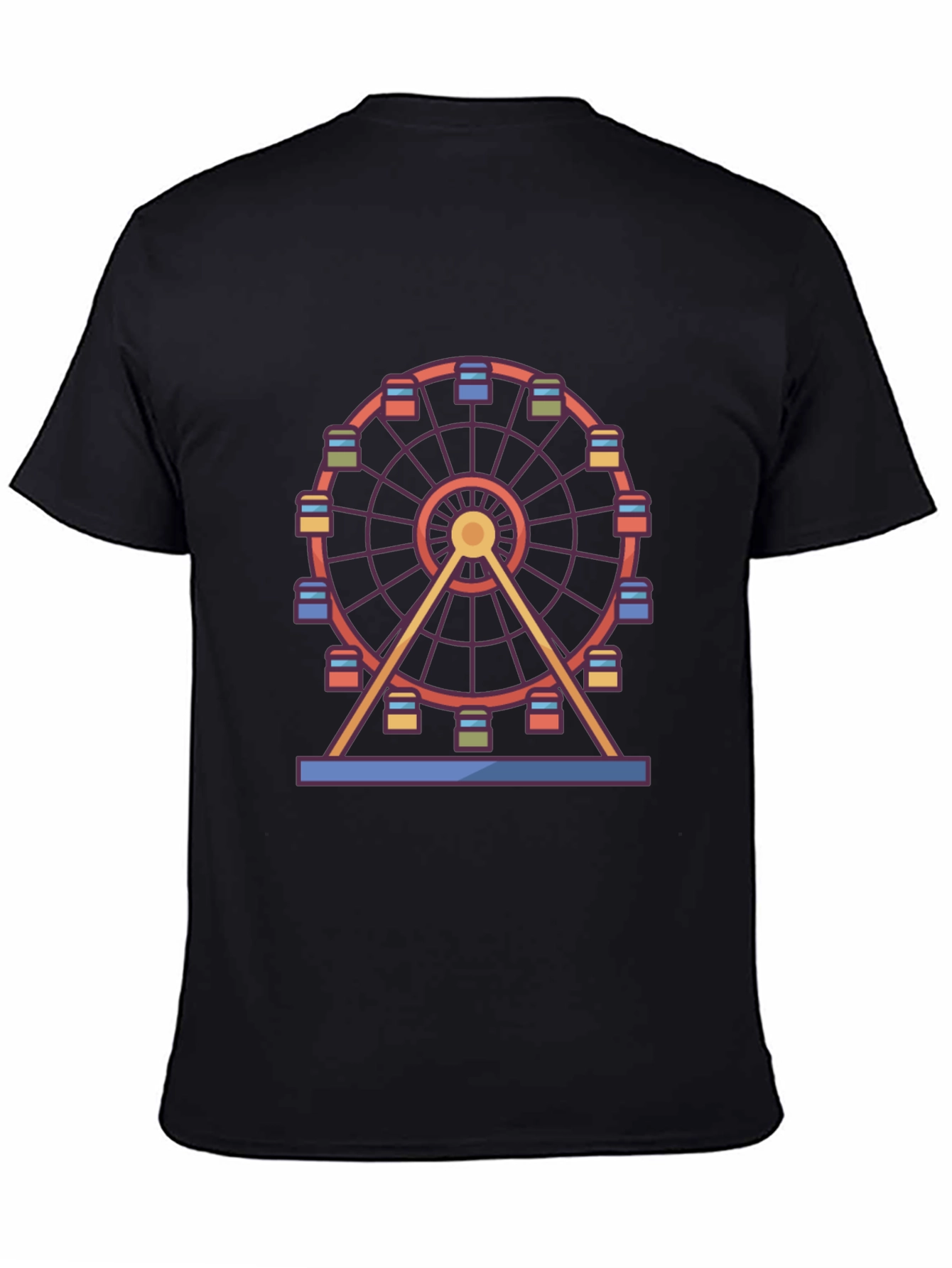 Ferris Wheel Graphic Tee - Fun Carnival Style