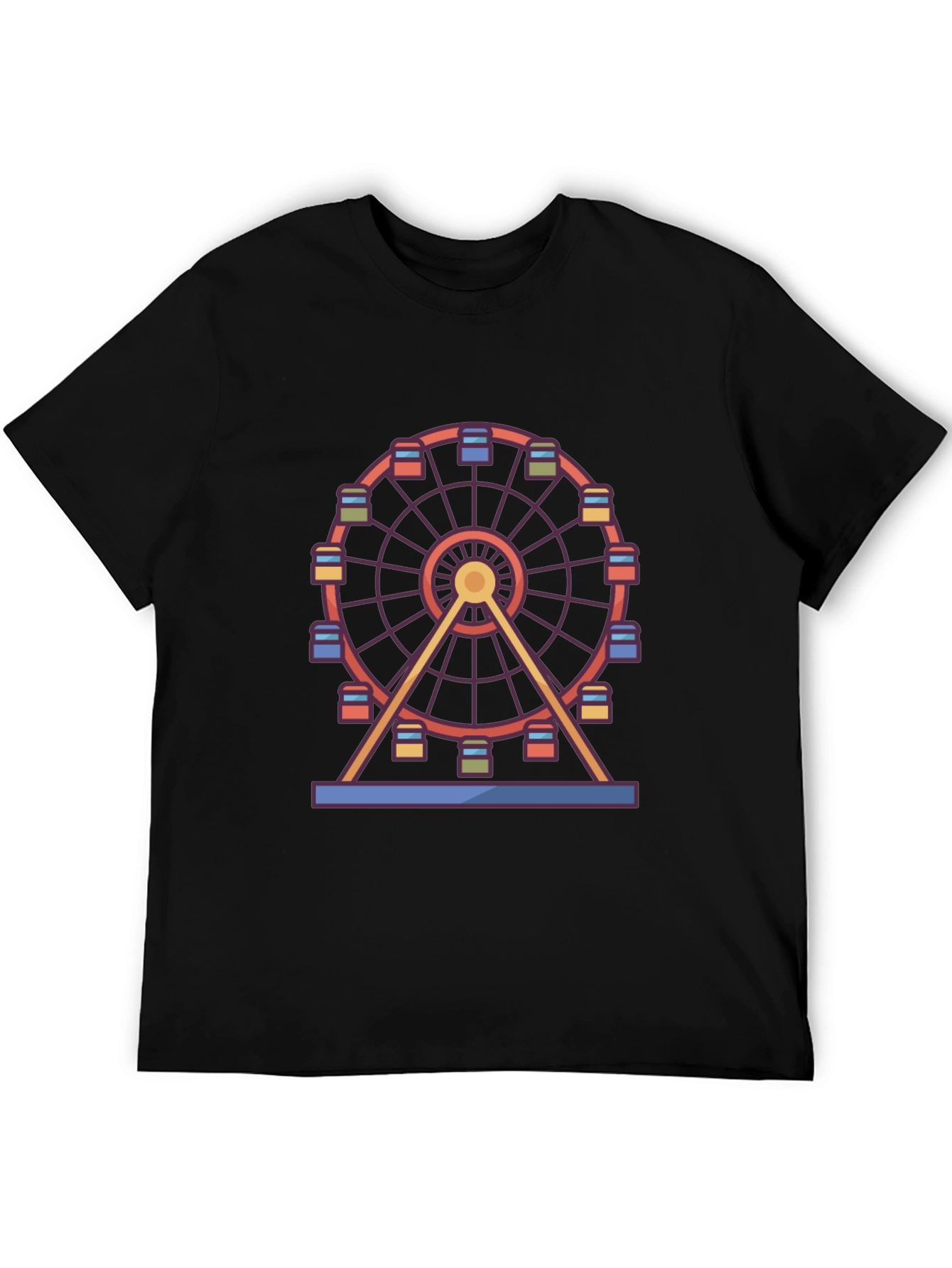 Ferris Wheel Graphic Tee - Fun Carnival Style