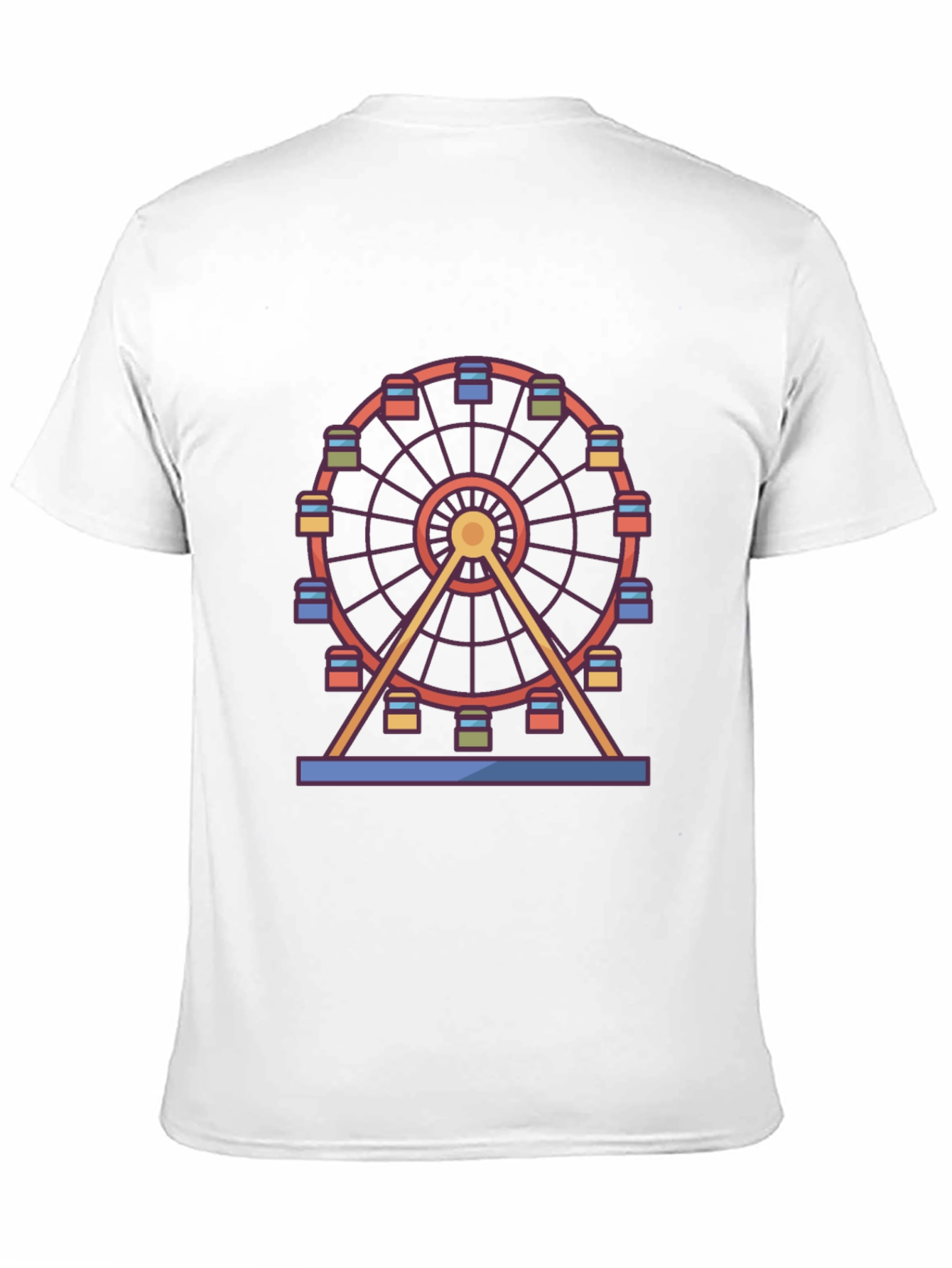 Ferris Wheel Graphic Tee - Fun Carnival Style