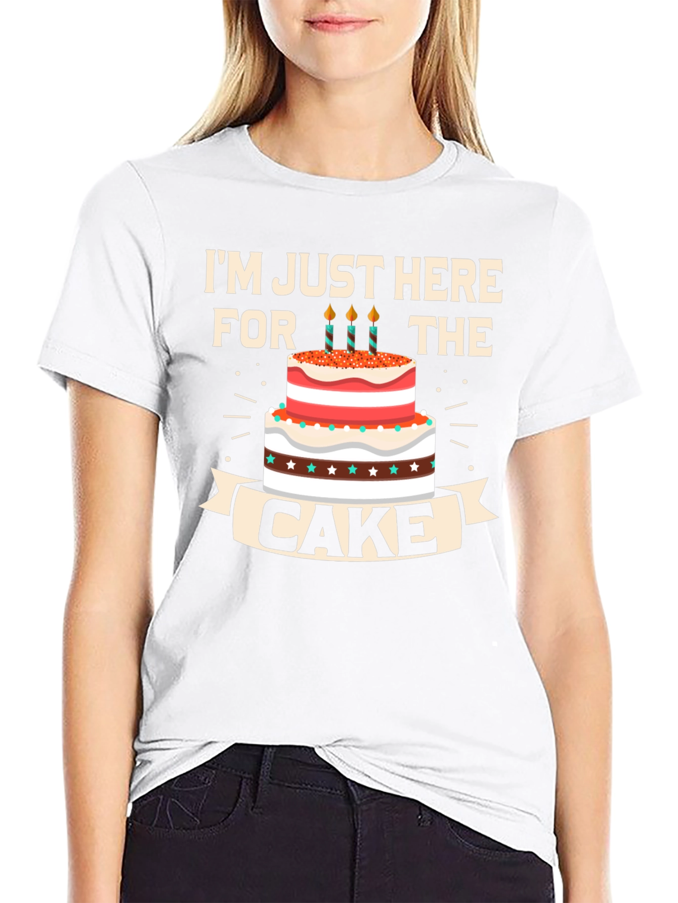 Here For The Cake T-Shirt