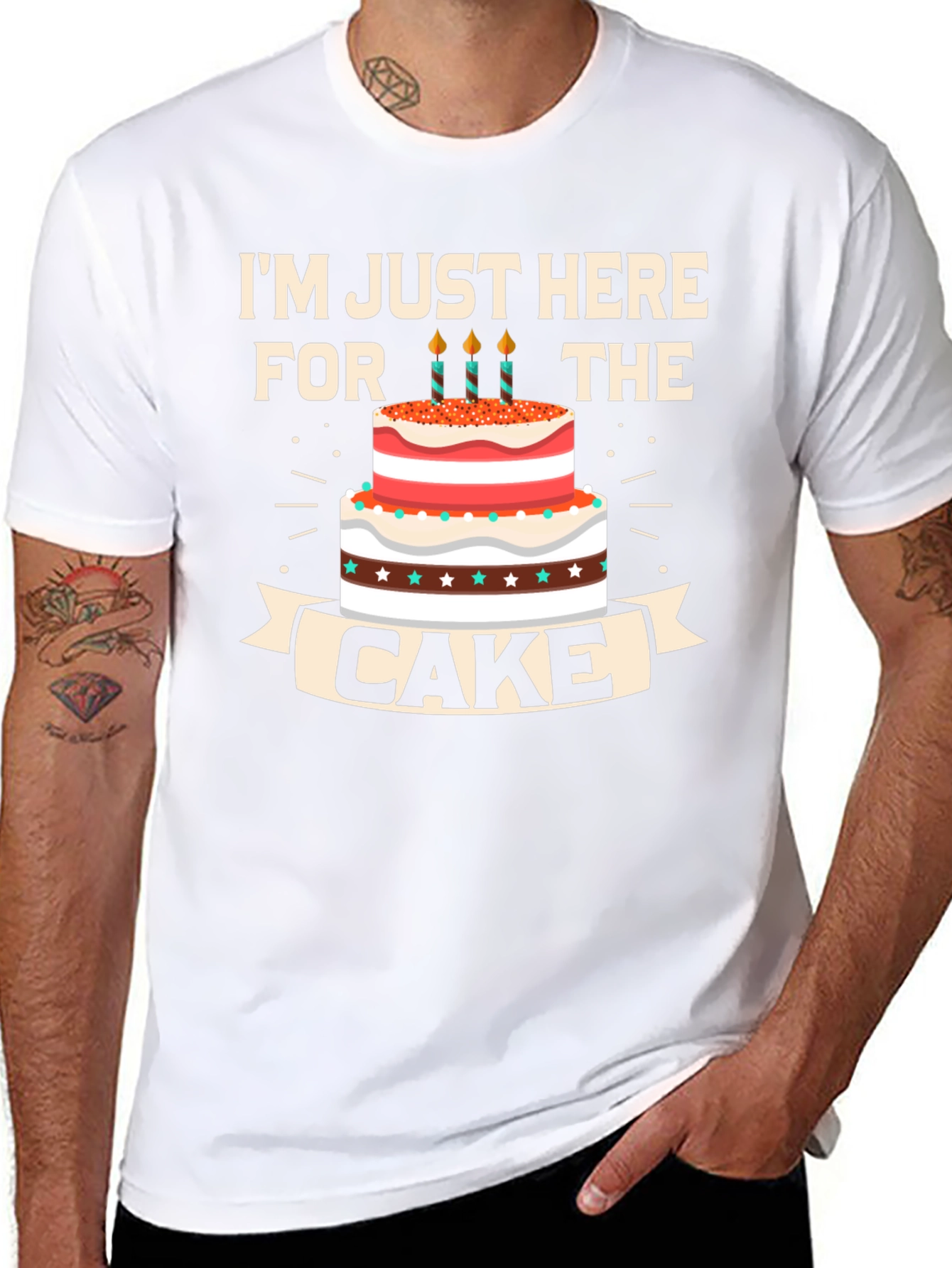 Here For The Cake T-Shirt