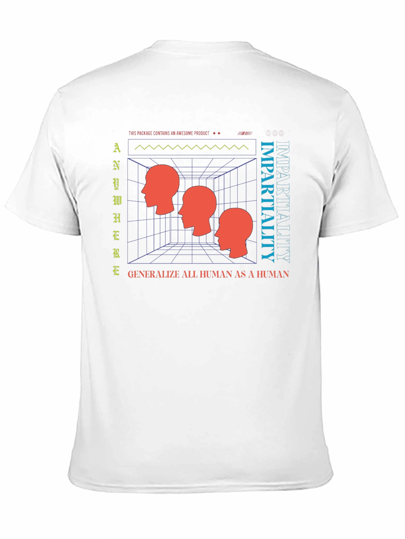 Impartiality Graphic T-Shirt - Modern Art Tee