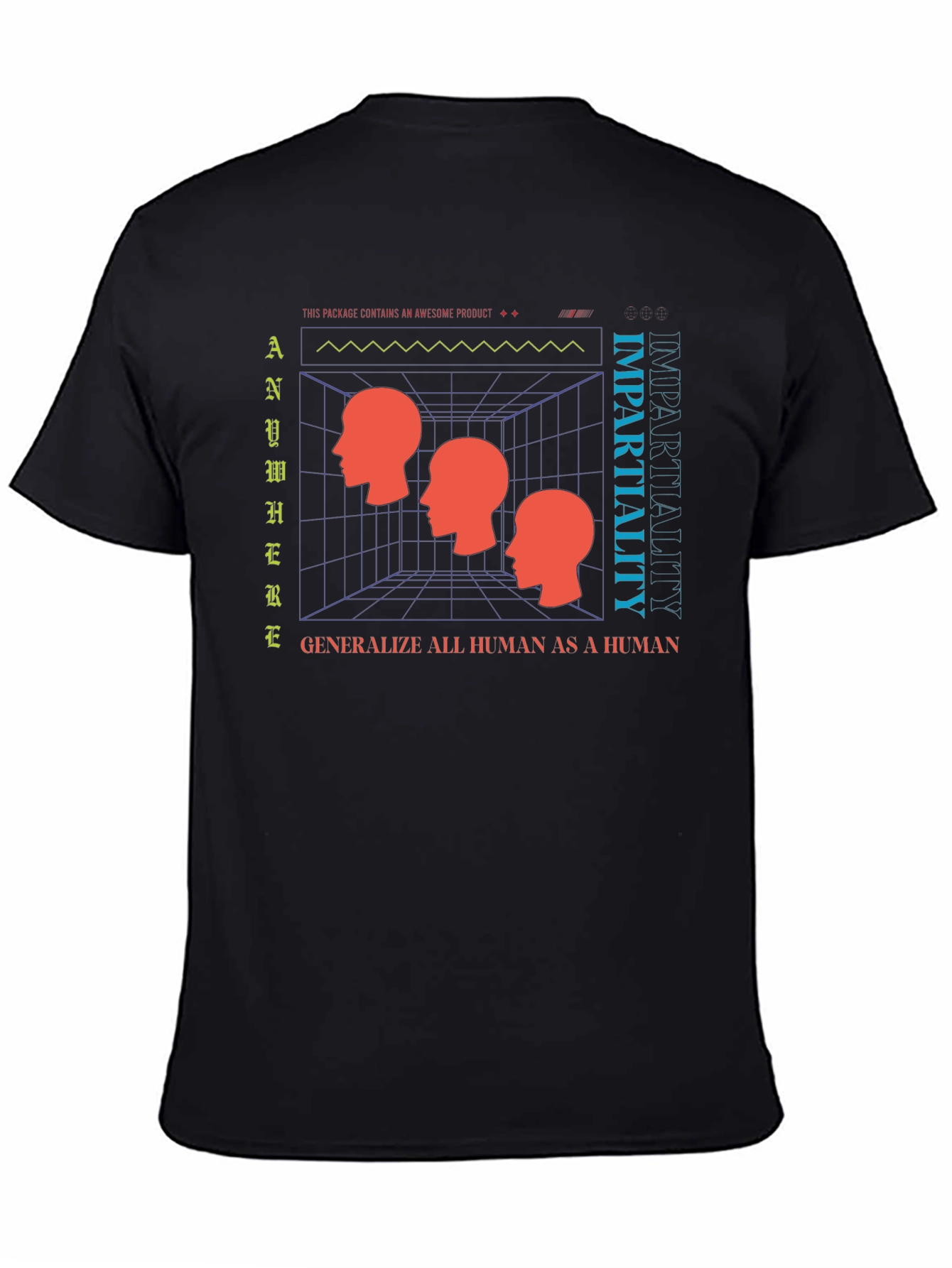 Impartiality Graphic T-Shirt - Modern Art Tee
