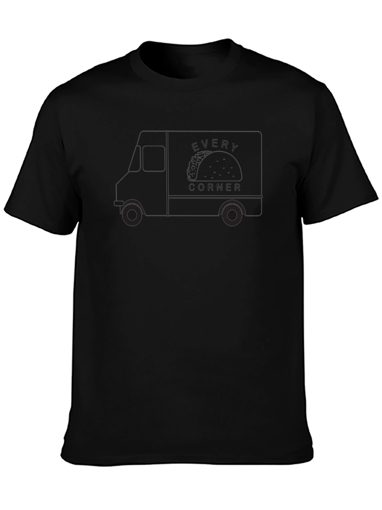 Every Corner Black Graphic Tee