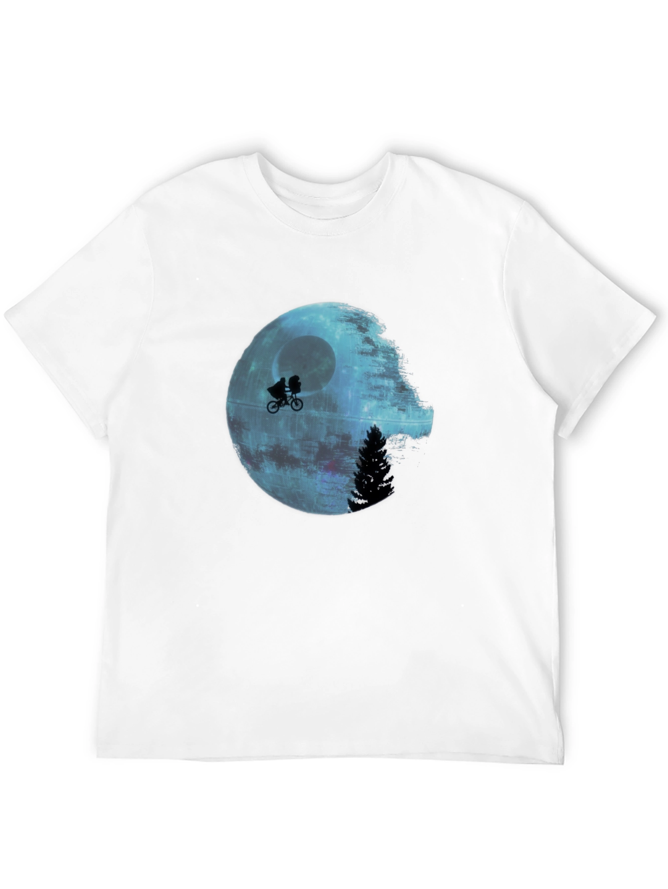 Star Wars Death Star E.T. Parody Black T-Shirt