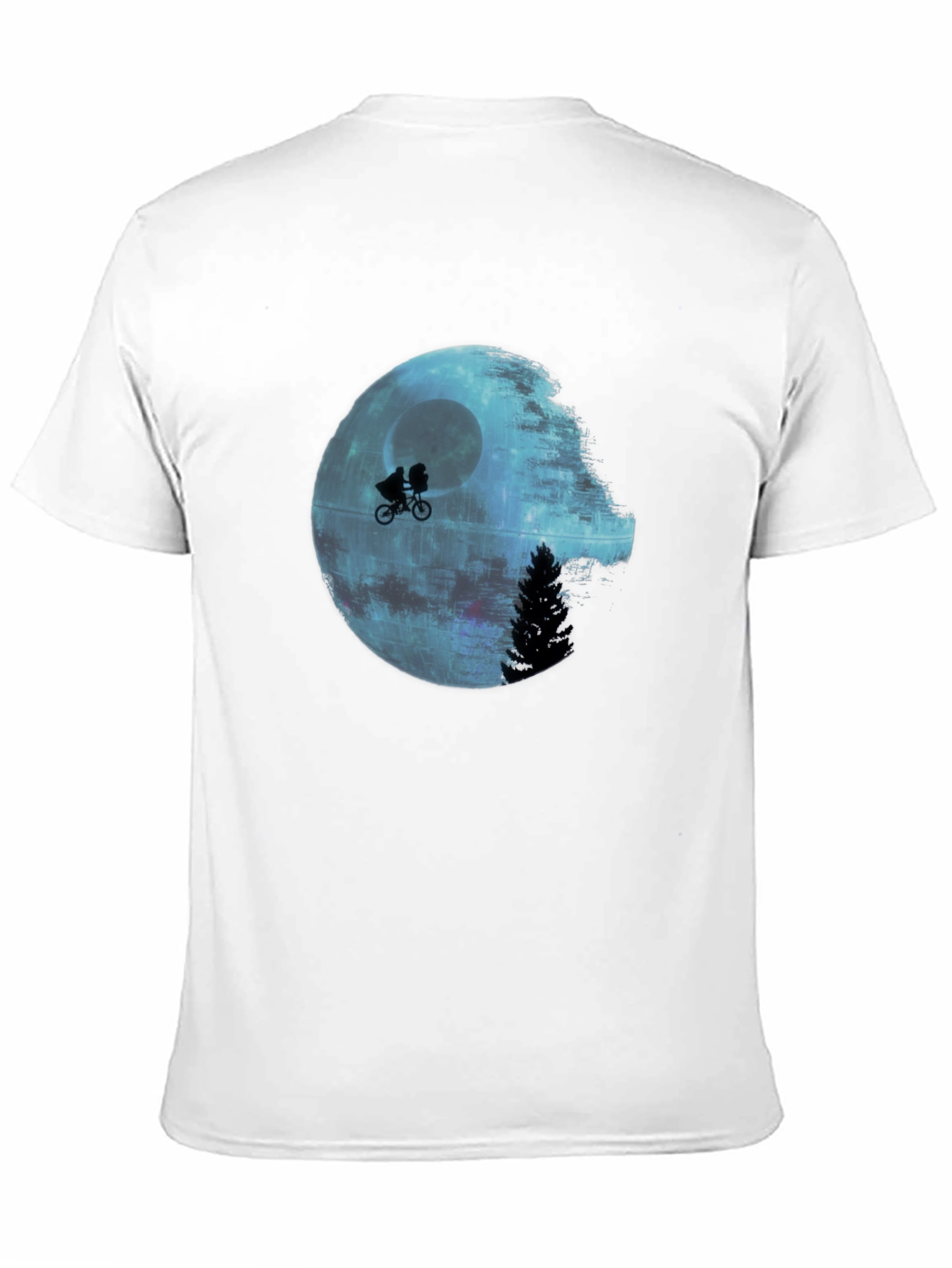 Star Wars Death Star E.T. Parody Black T-Shirt