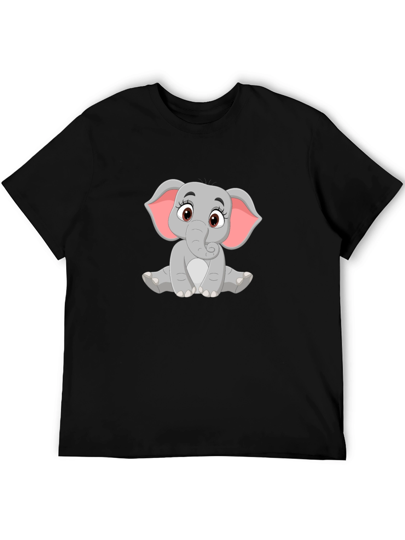 Cute Elephant Graphic T-Shirt