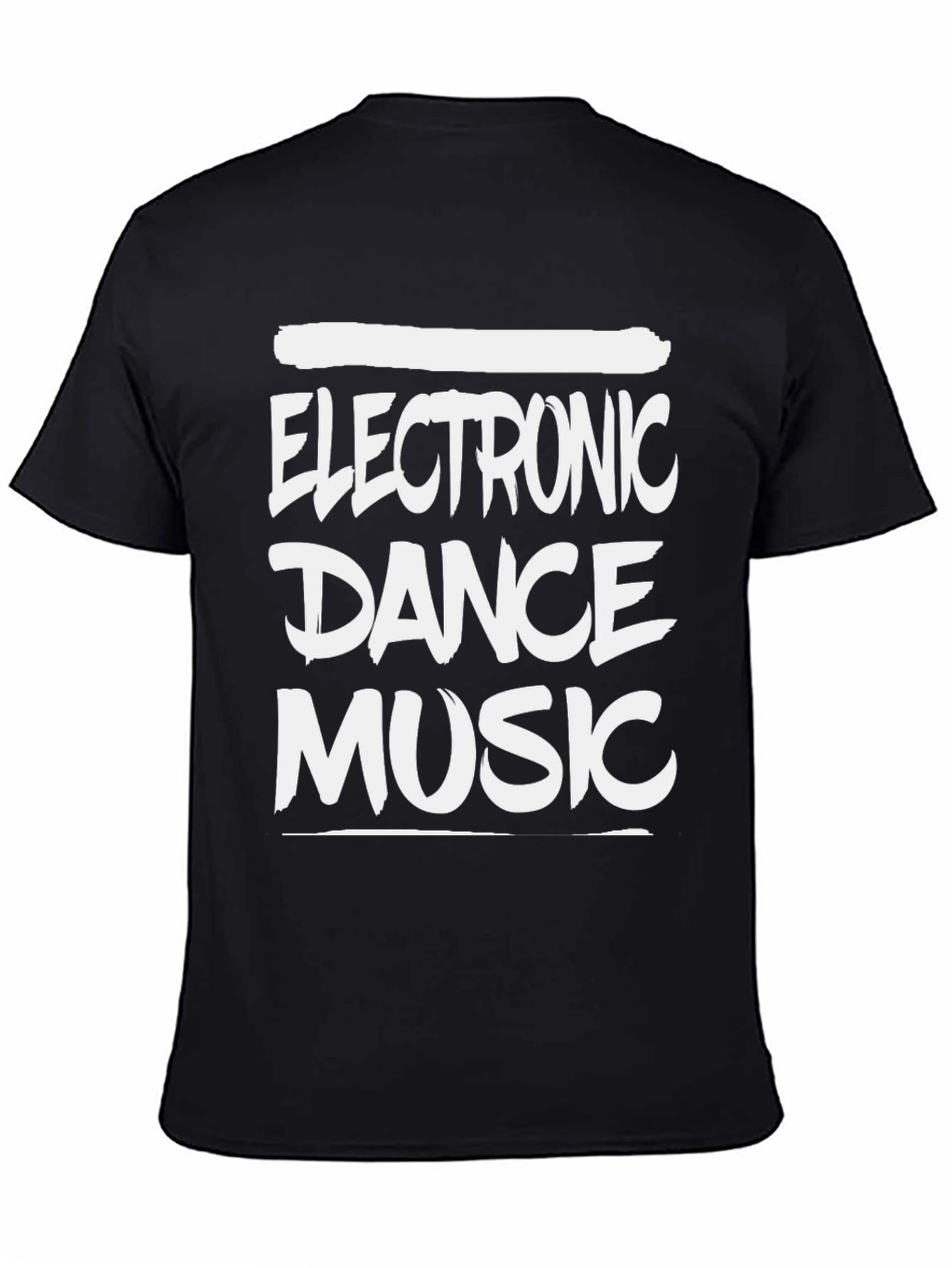 Electronic Dance Music Black Graphic Tee