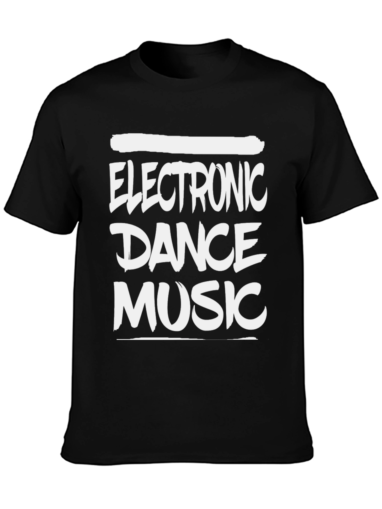 Electronic Dance Music Black Graphic Tee