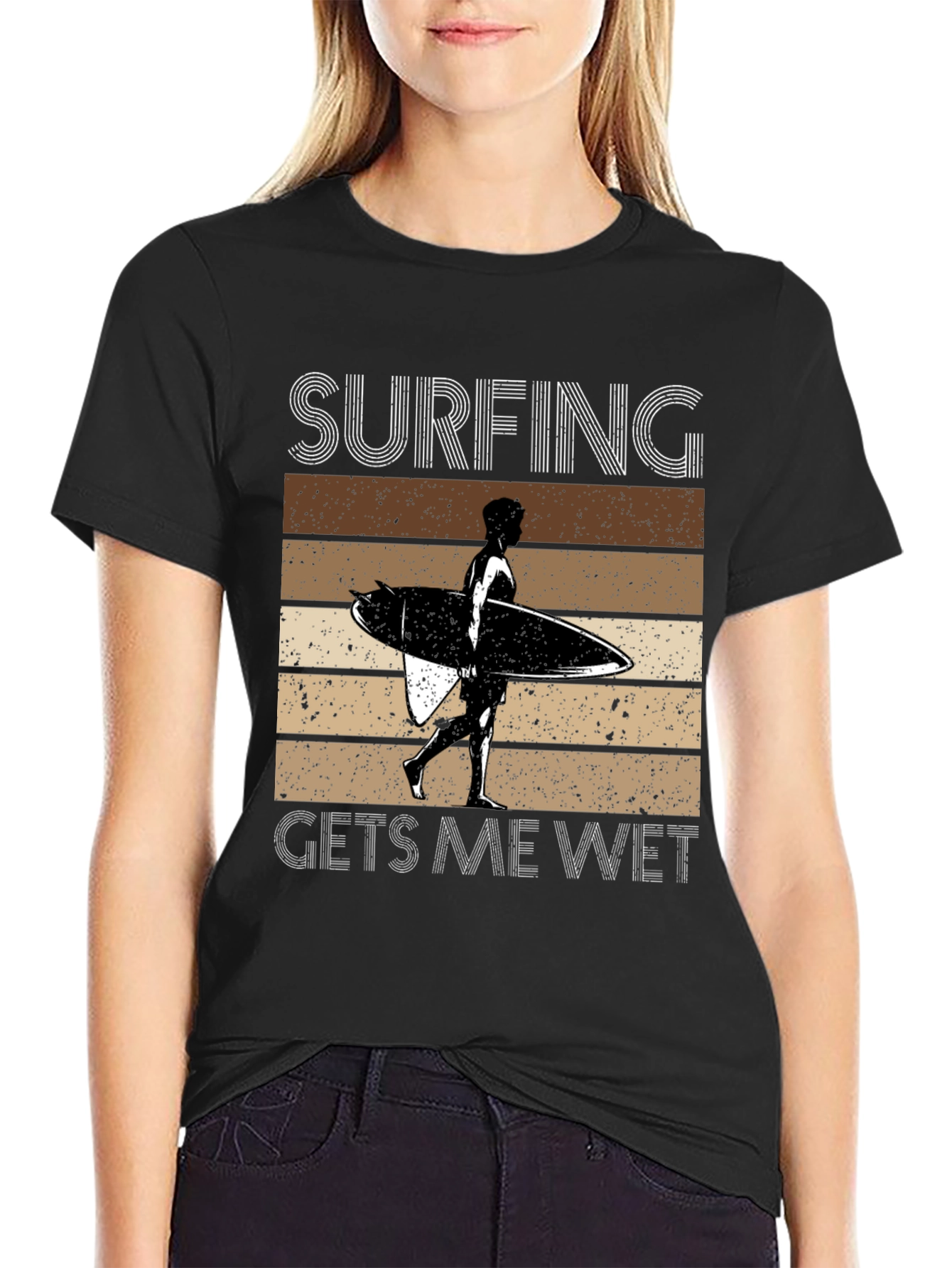 Surfing Gets Me Wet T-Shirt